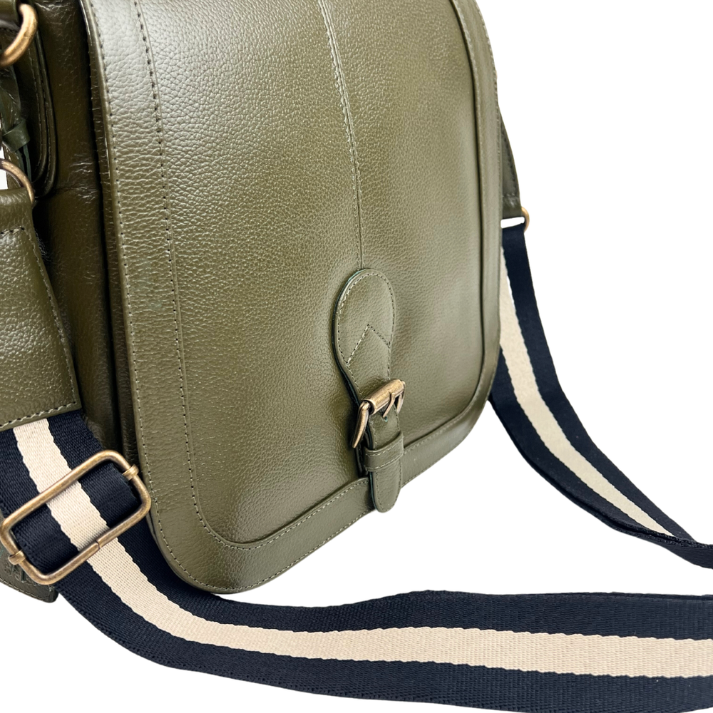 Stylish Leather Circle Crossbody  Satchel Bag — P. Sherrod & Co
