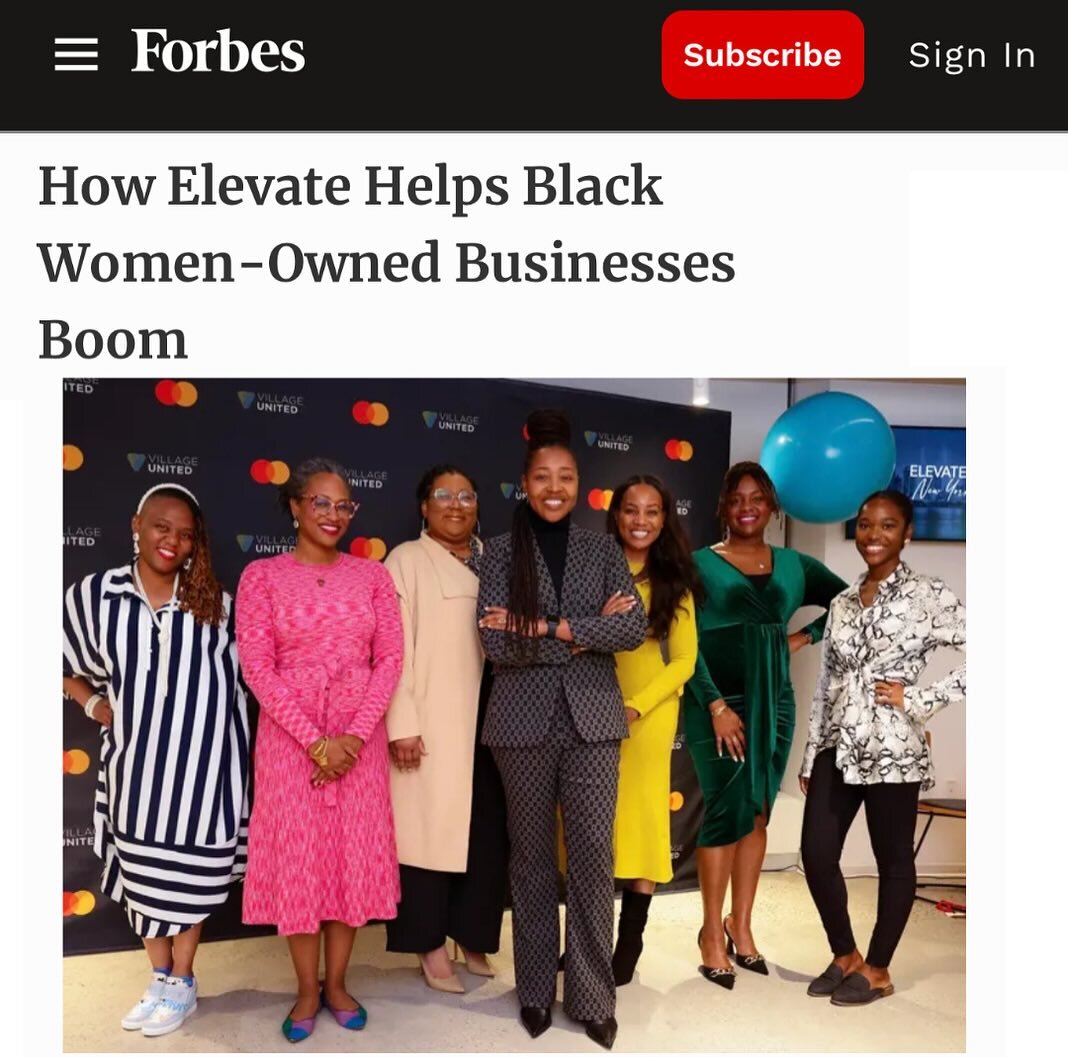 This @forbes spotlight on @drkeyhallmon and @ourvillageunited is so deserving!  And in true Dr. Key/OVU fashion, always thinking about small businesses, they shared the shine! 

I am deeply grateful for the invaluable experiences and opportunities I&