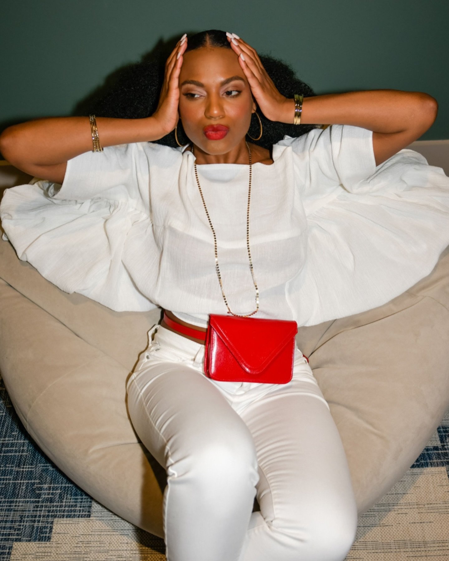 Summer Styling with Sadie (in red) #waistbag #readyforthesummer #redwaistbag #psherrodbags #leatherhandbags #leatherlifestyle #everydayperfect