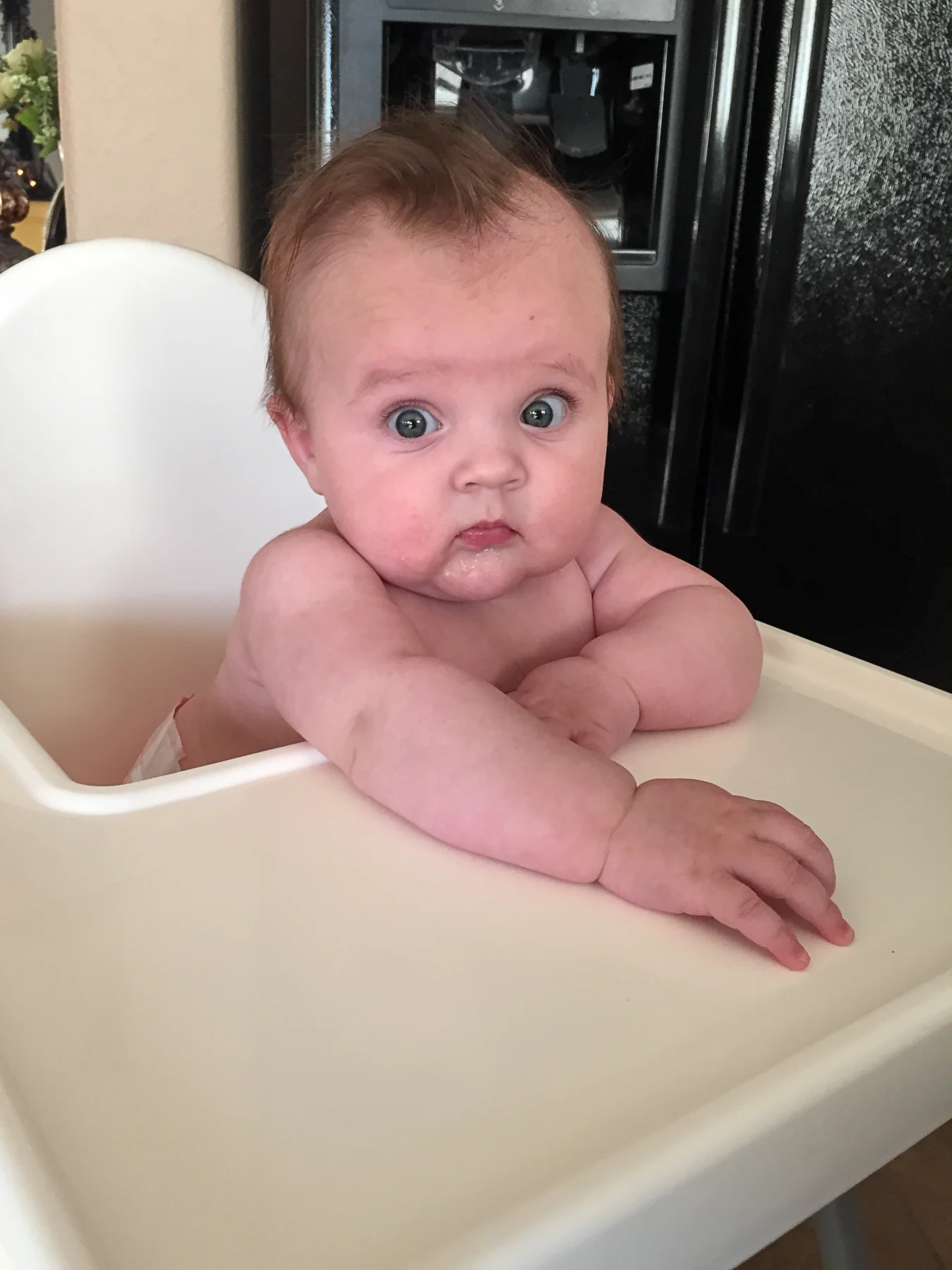 Oh hello. Will there be more pears this morning?