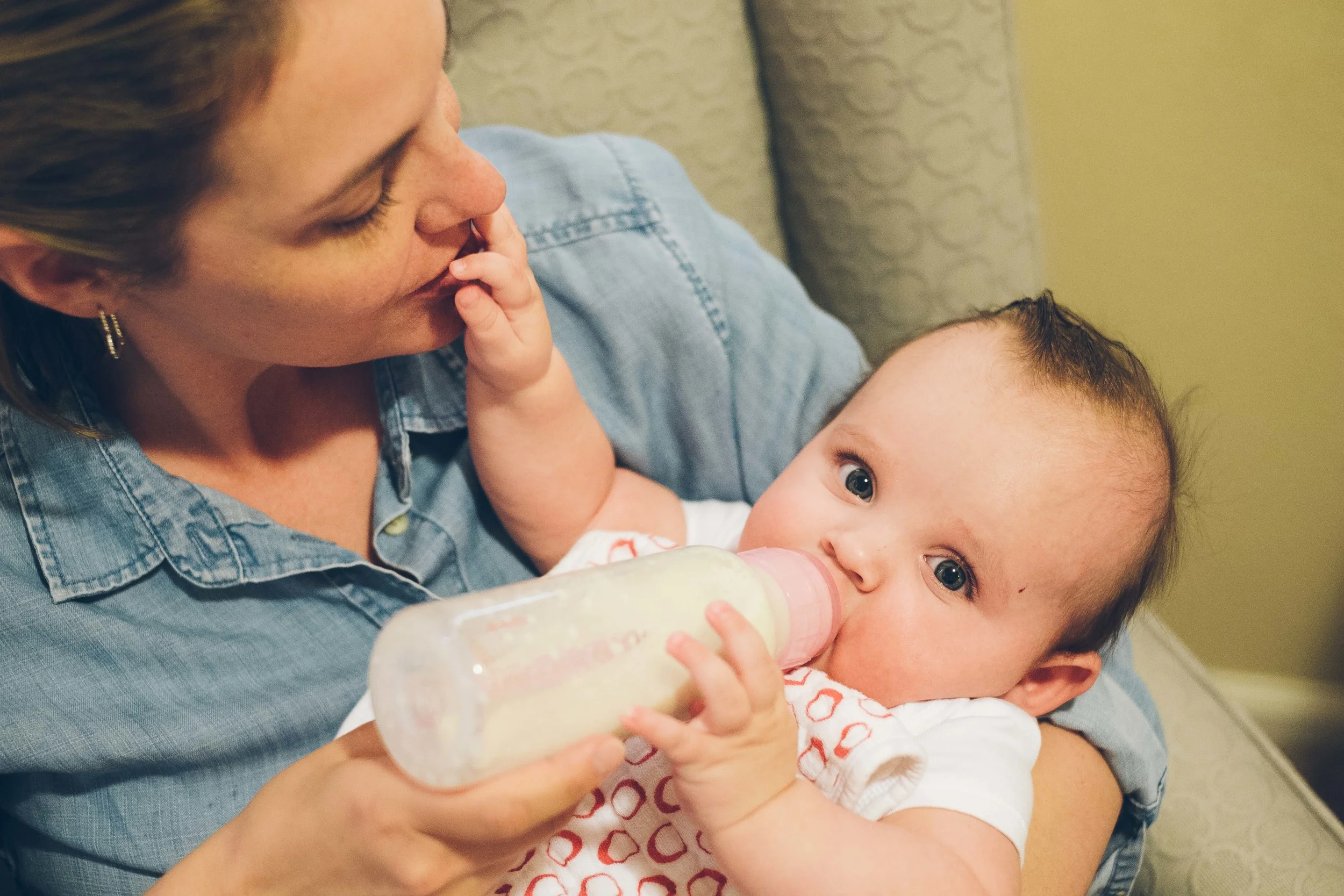 Bottle before bedtime.