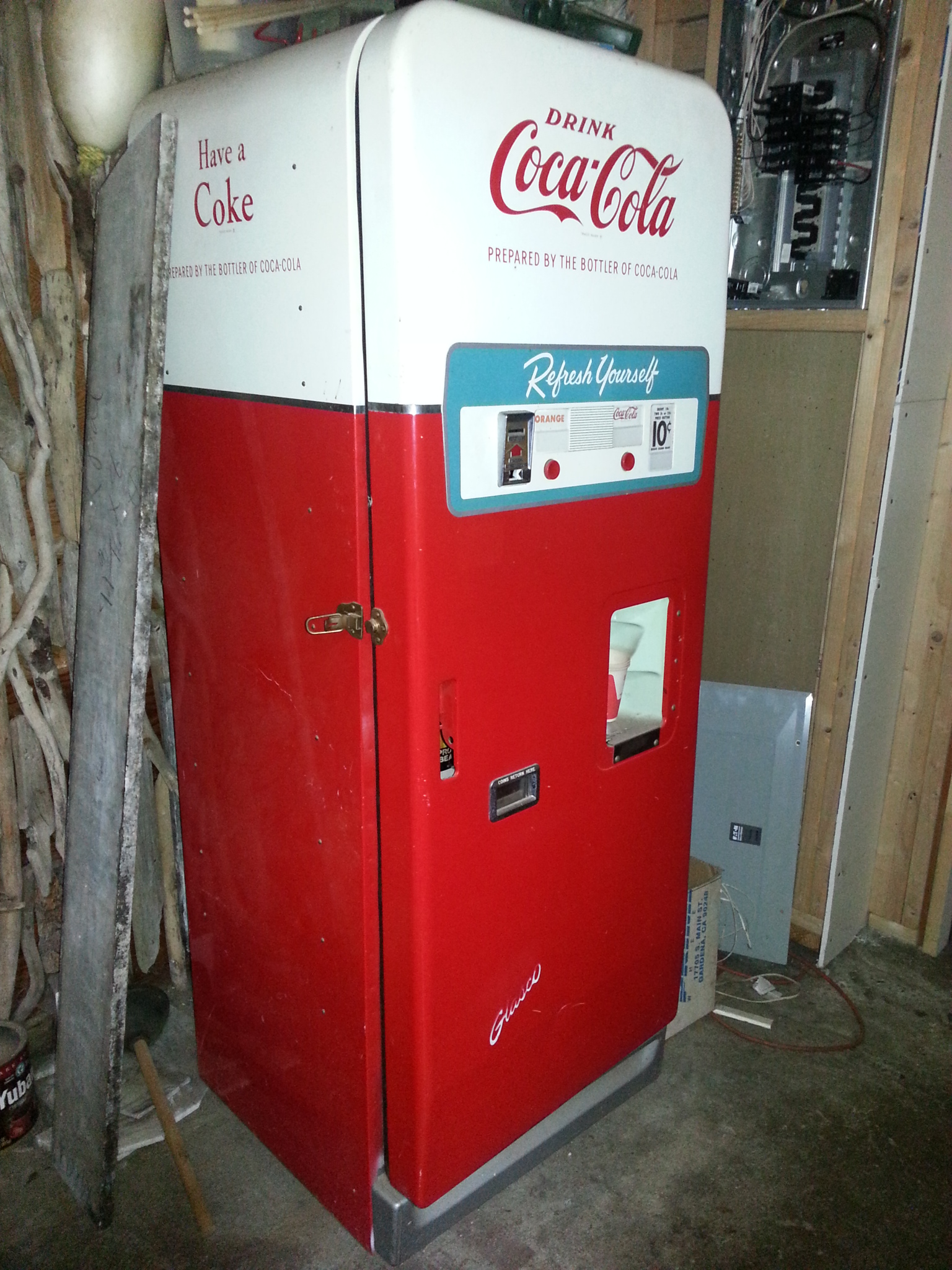 Coke Machine Closet - 65" x 24" x 24"
