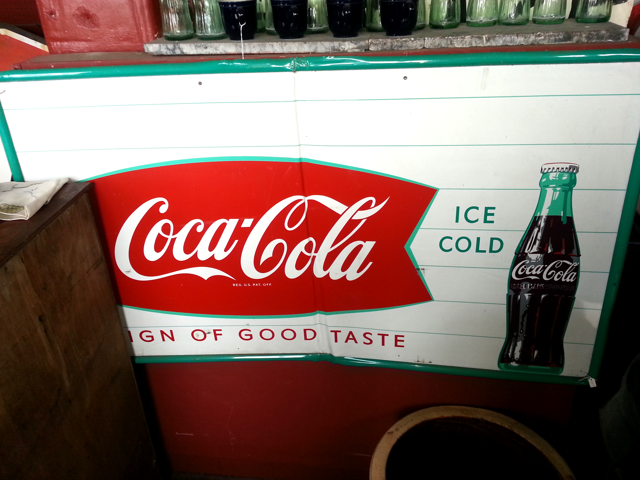 Coke-Cola Ice Cold - 31.5" x 55.5"