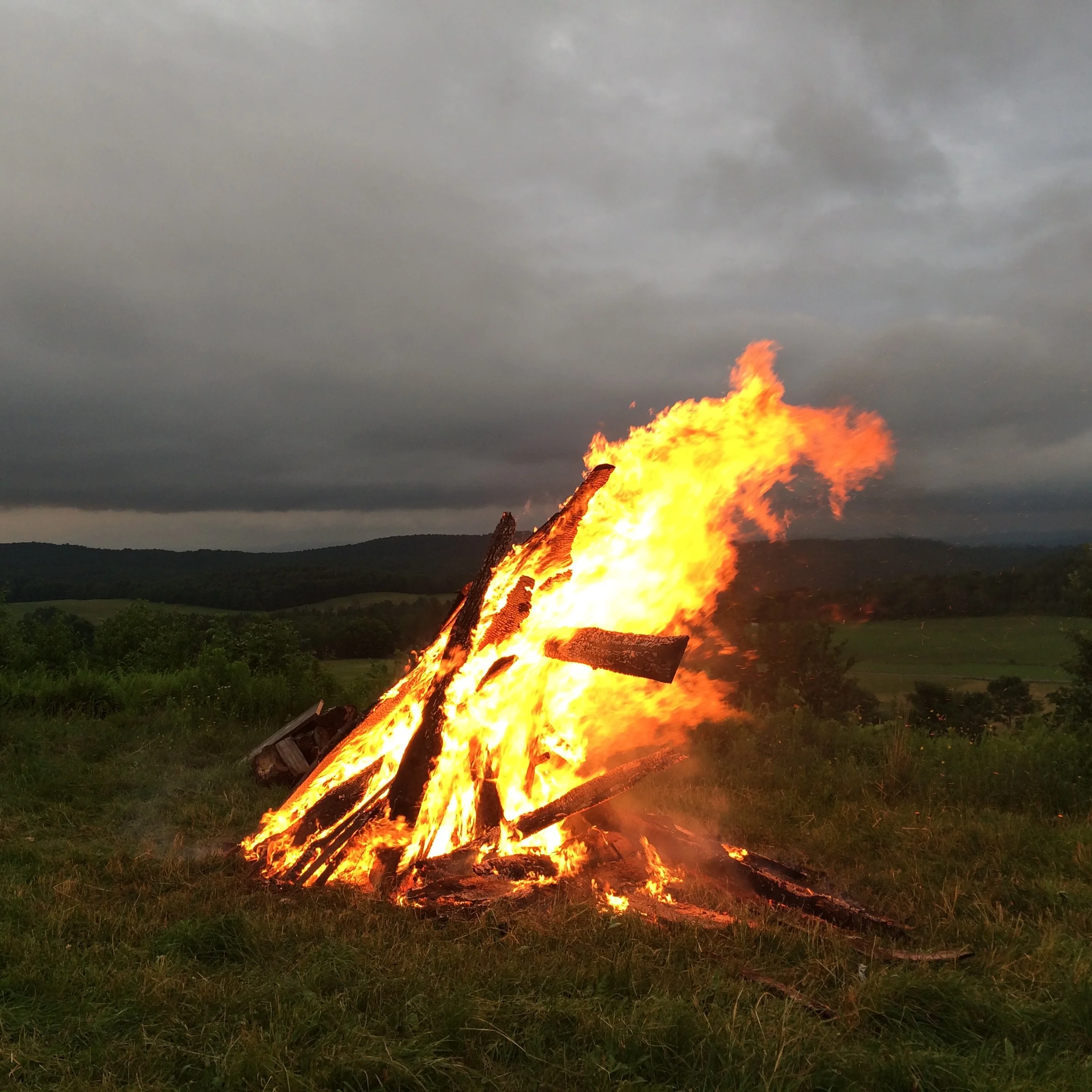 Here in the country, we celebrate freedom with fire!