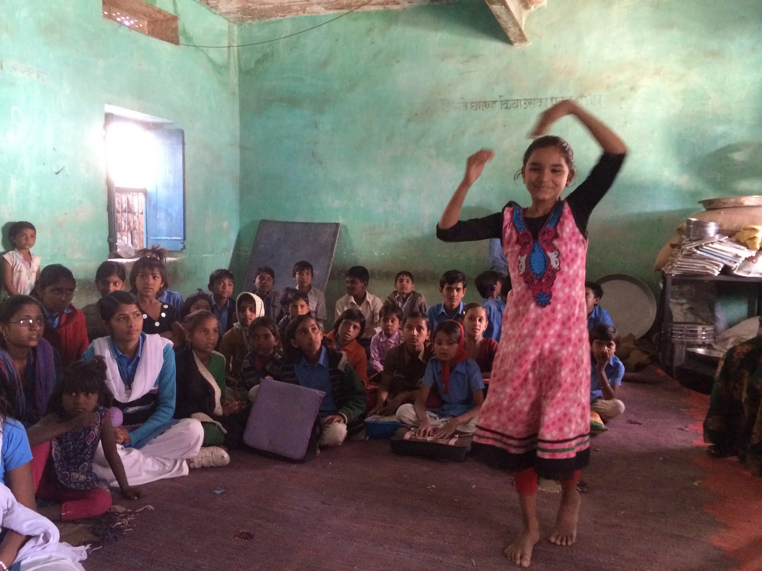 Little Laxmi is all about show business. 