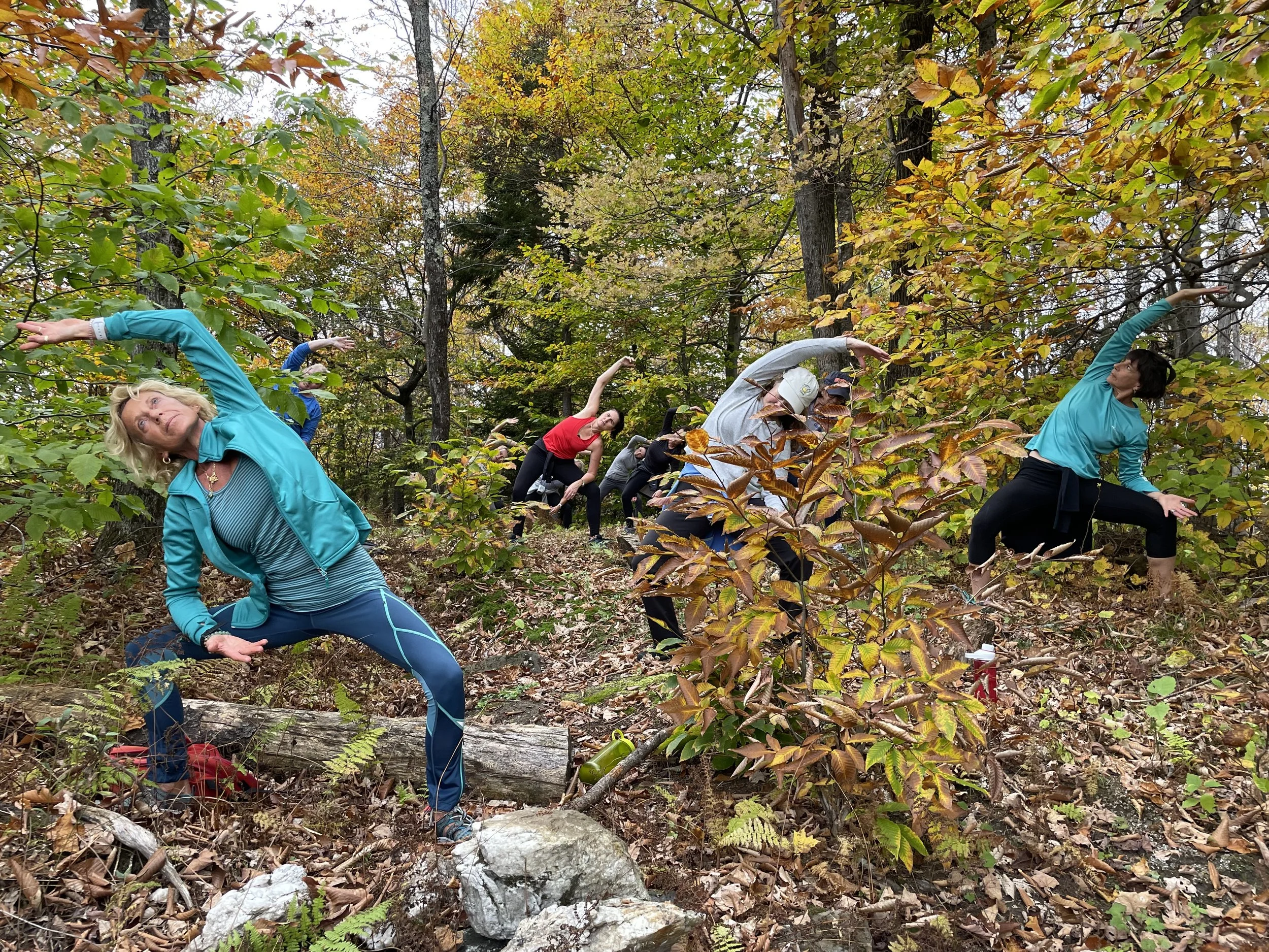Foliage Yoga Hike & Hot Tub Soak