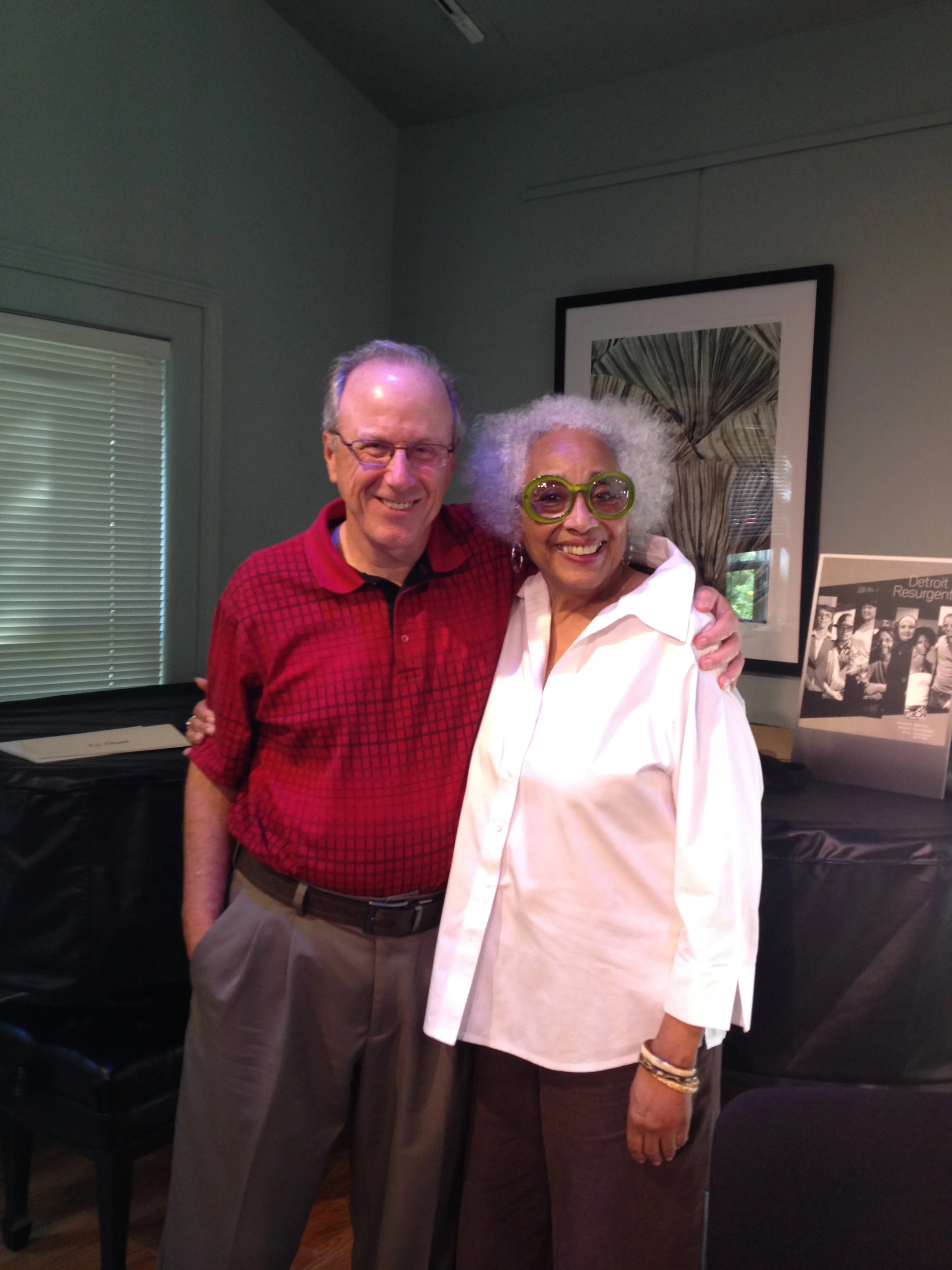 Bob Morris, author of "Built in Detroit" w/Janet W. Jones