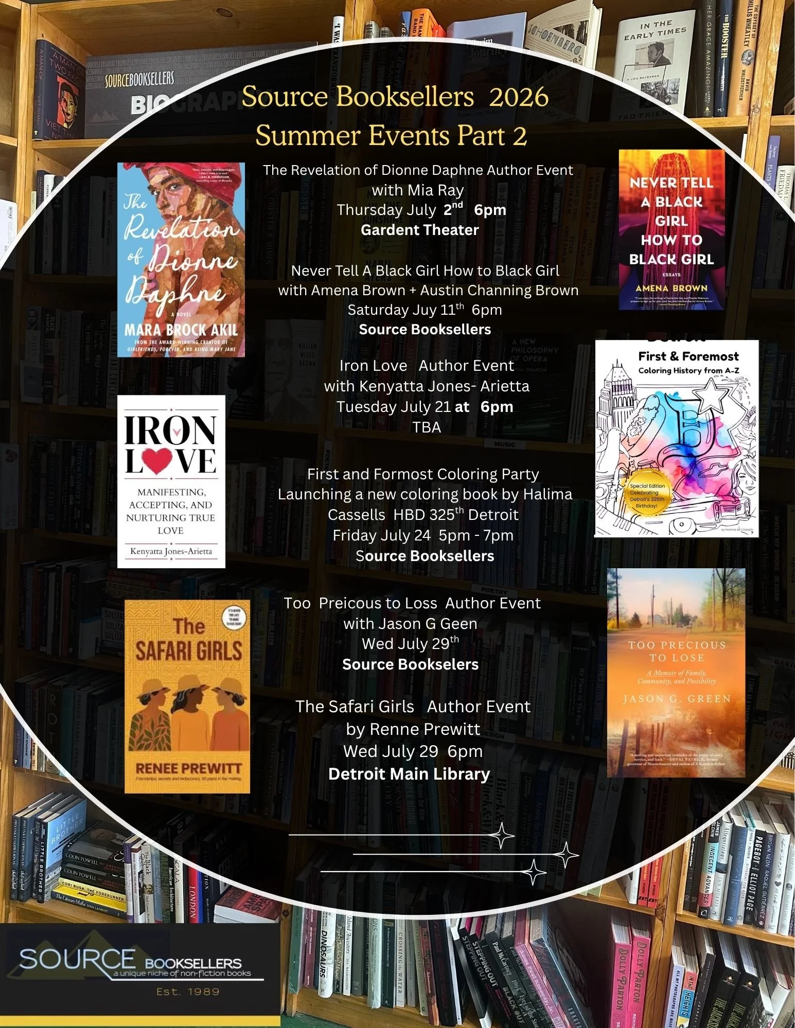 Source Booksellers Detroit Events