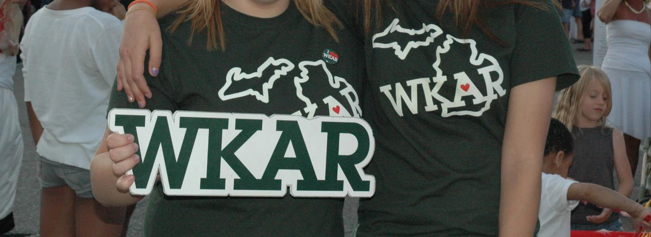 WKAR swag designed with care. Who doesn't love designing t-shirts?!