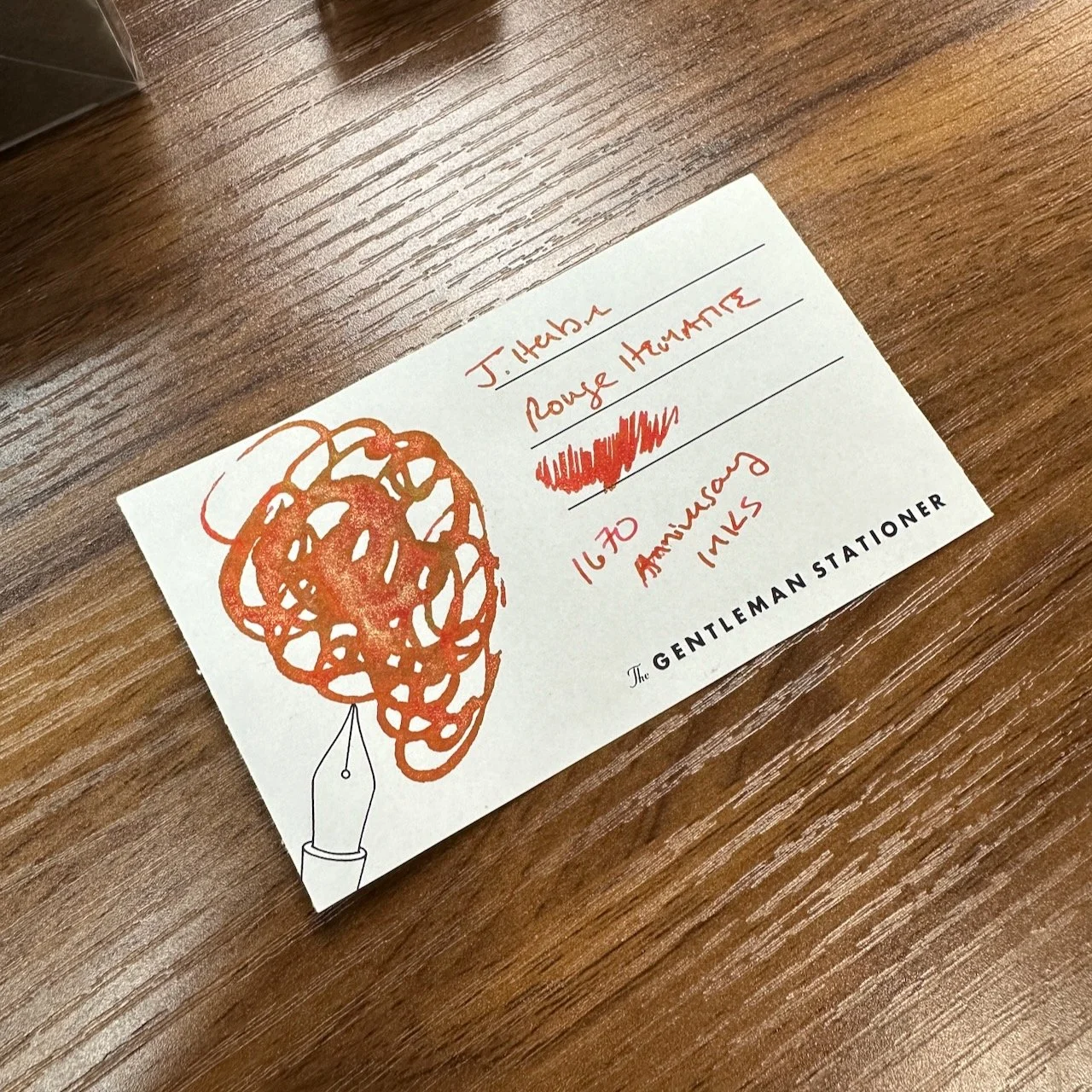 Herbin Rouge Hematite Fountain Pen Ink