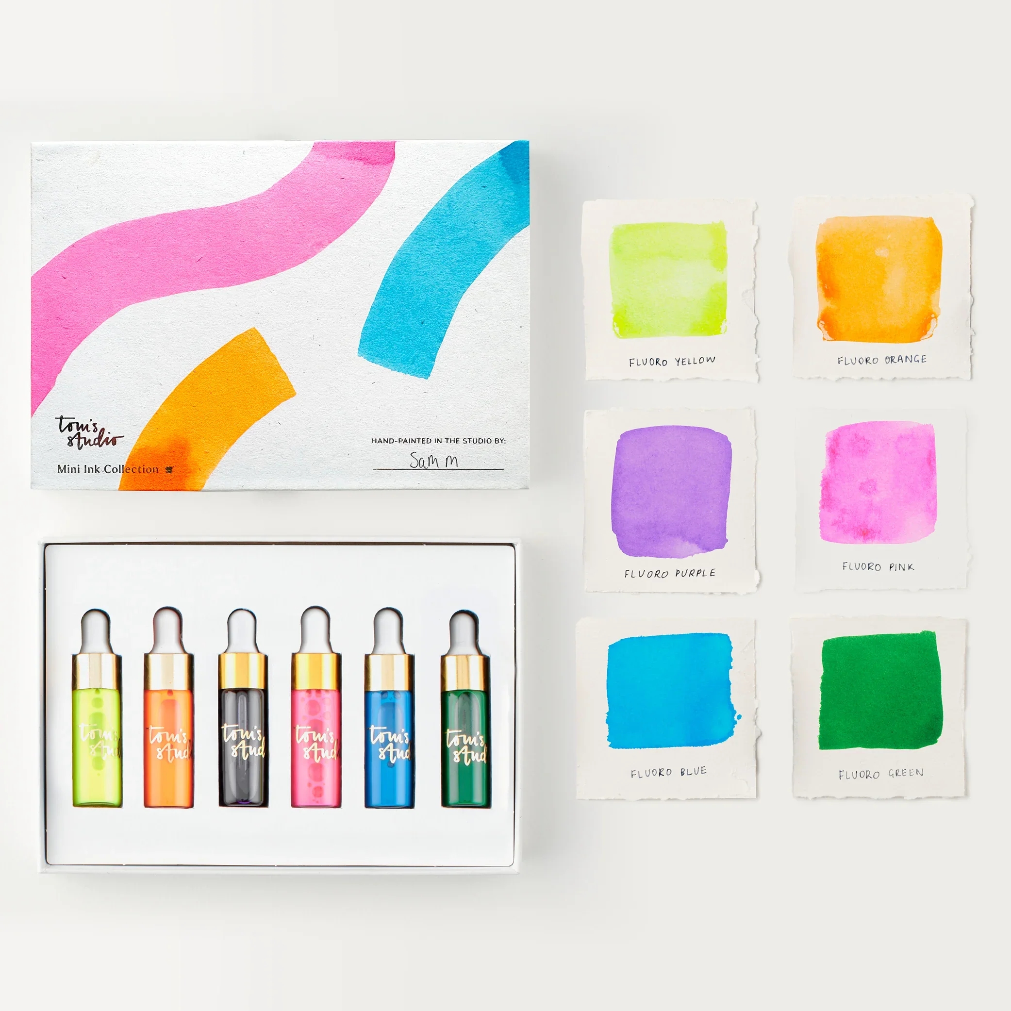 Tom's Studio Fluoro Mini Highlighter Inks