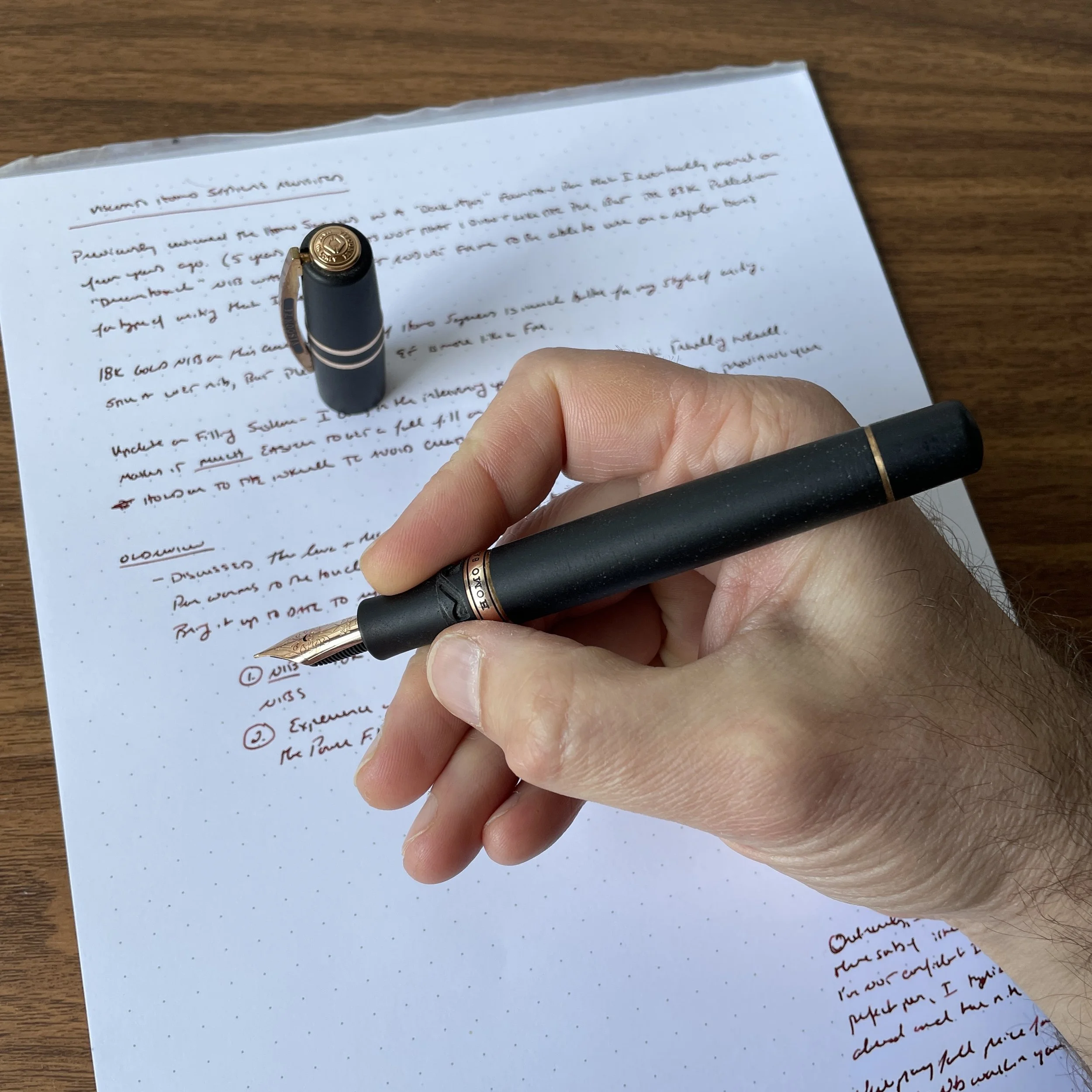 Visconti Homo Sapiens Bronze Oversized Fountain Pen