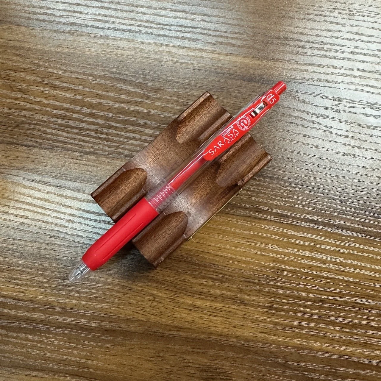 Zebra Sarasa Clip Red