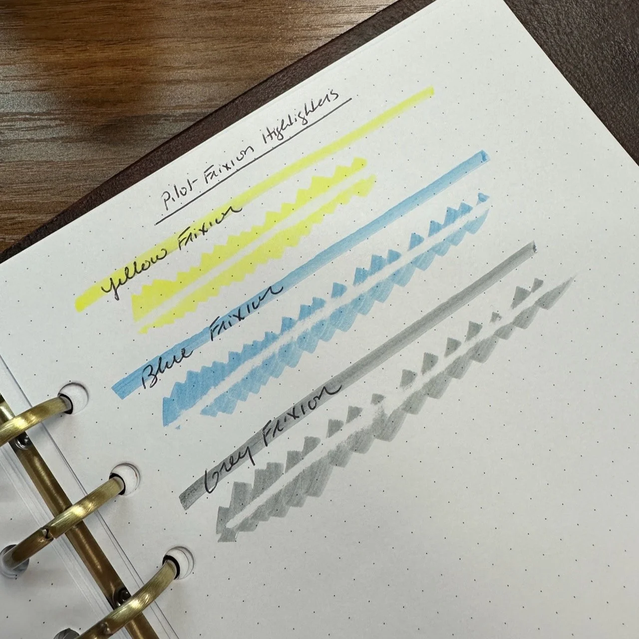 ICraft Design Technology Pilot Frixion Highlighter Writing Samples
