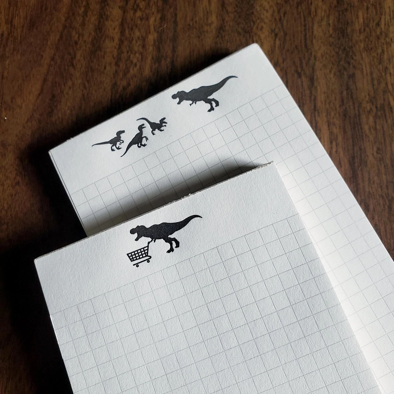 Letterpress TRex Notepads