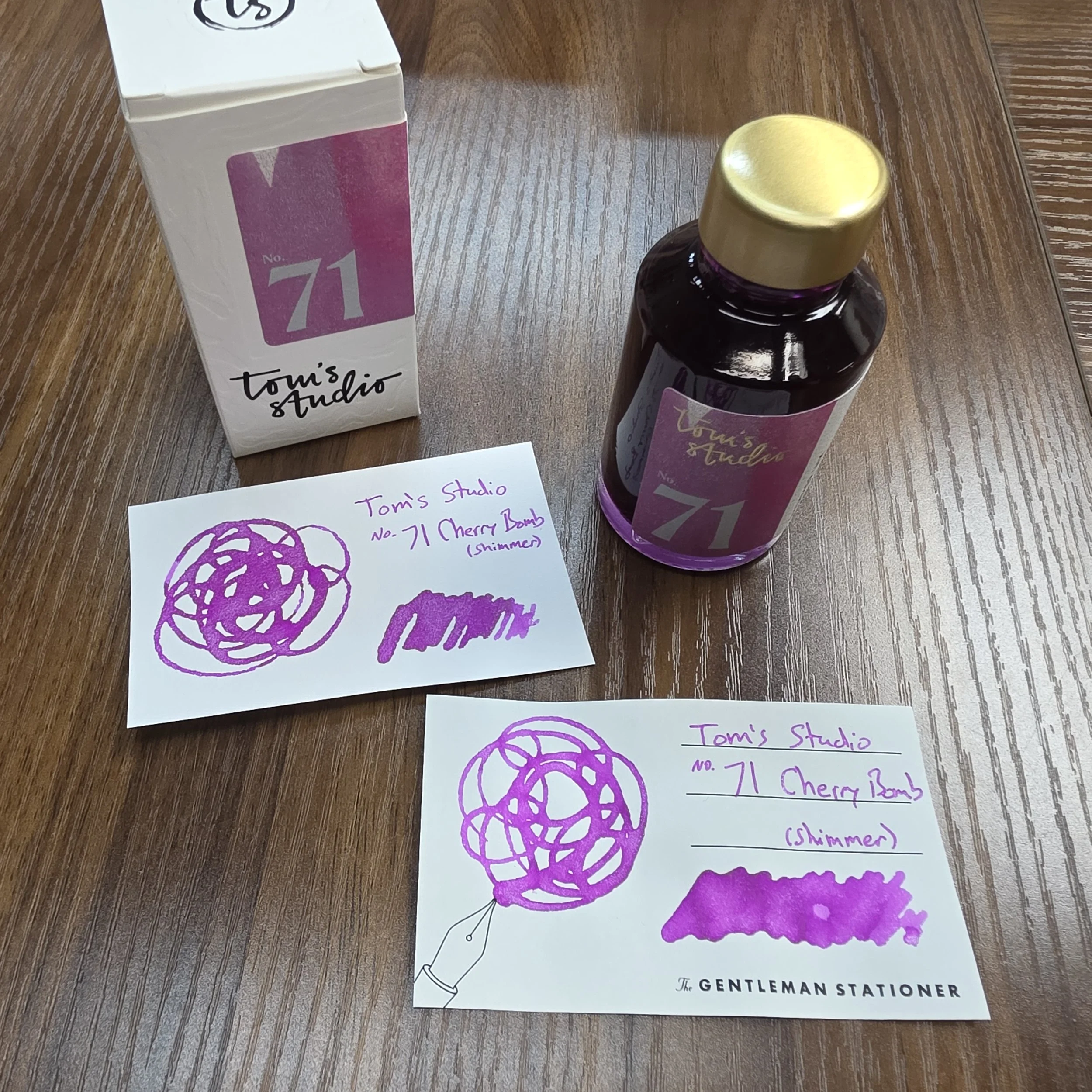 Tom's Studio Shimmer Ink No. 71 Cherry Bomb