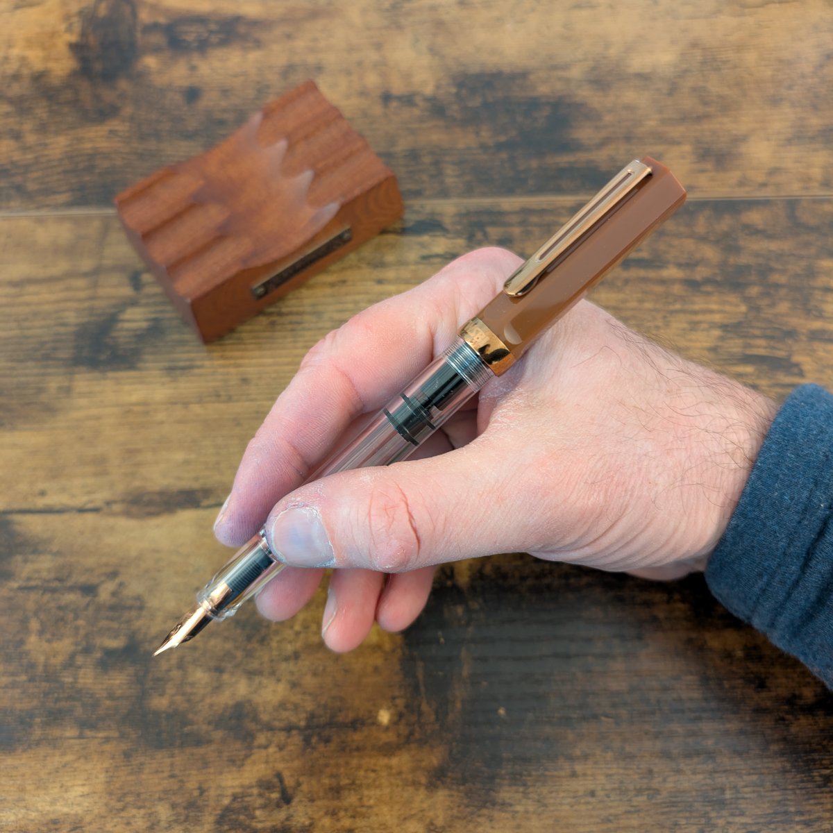TWSBI ECO Espresso Bronze Fountain Pen (Posted In-Hand)