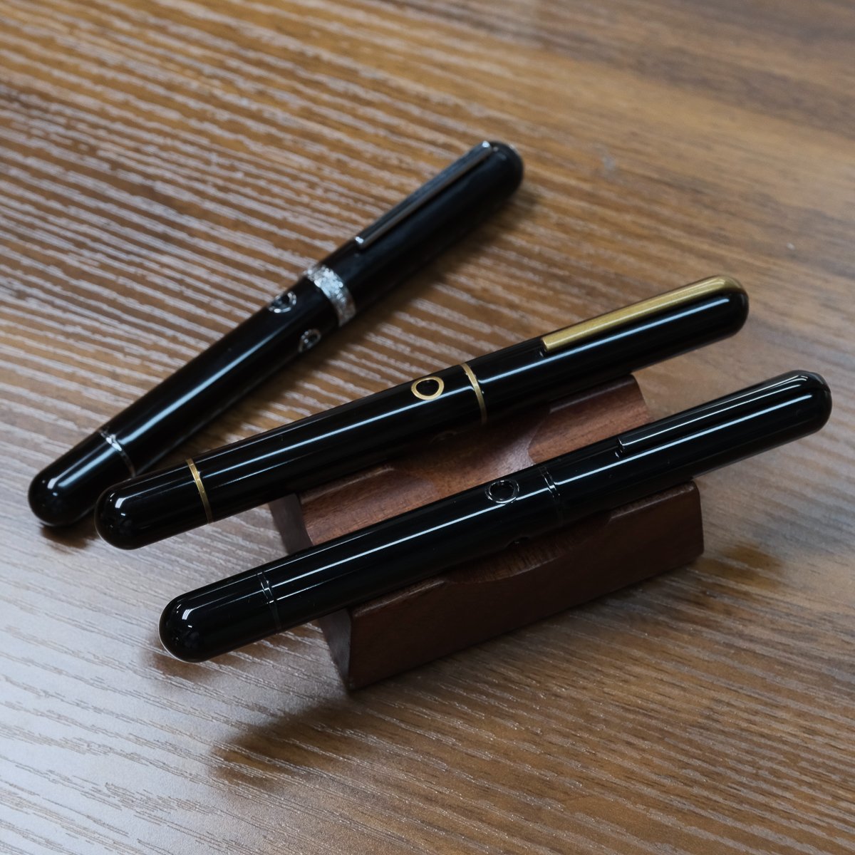 Nahvalur Ebonite Fountain Pen Bronze and Black