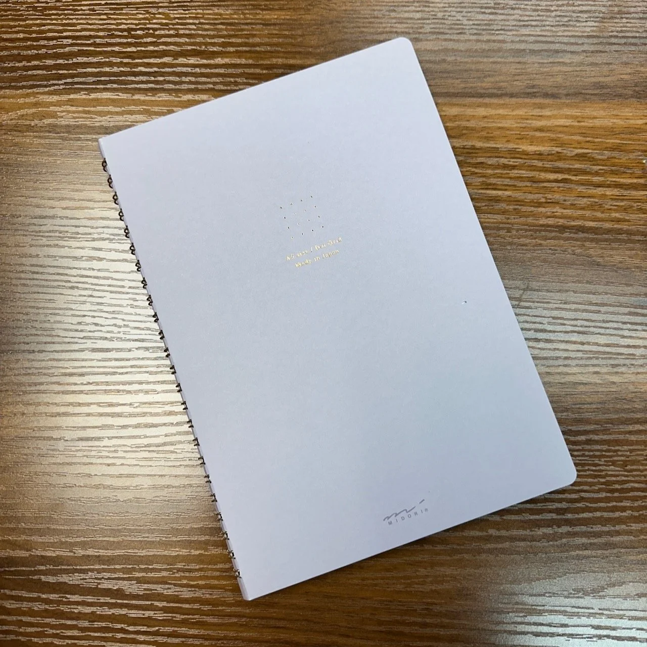 Midori Soft Color Wire Bound Spiral Notebook  (Purple)