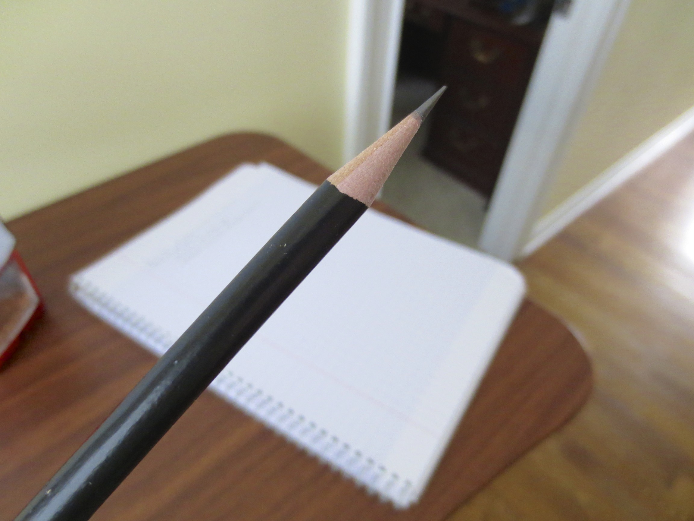 Black Rounded Pencil, Unmarked. 