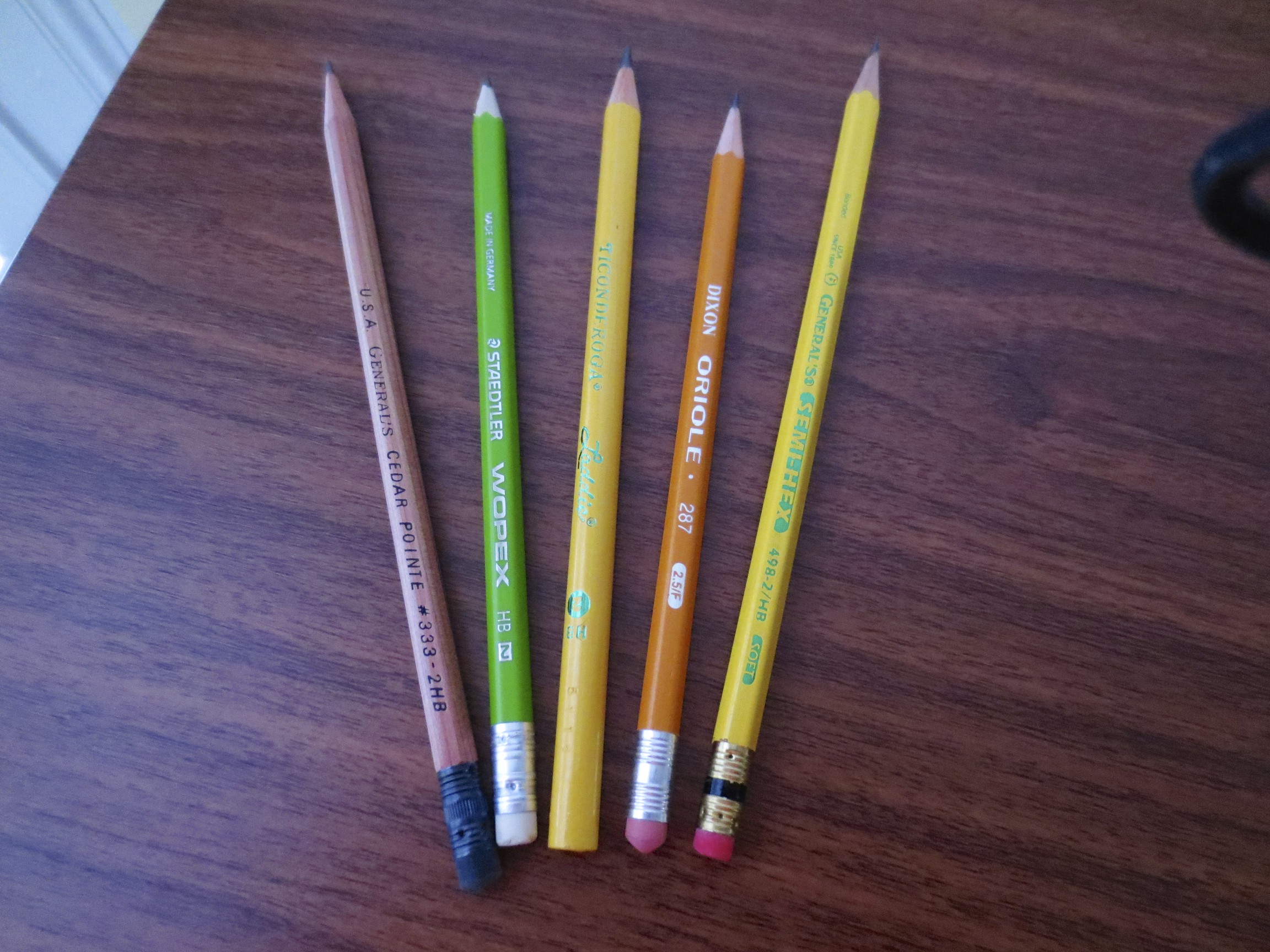 Pencils! Five More. — The Gentleman Stationer