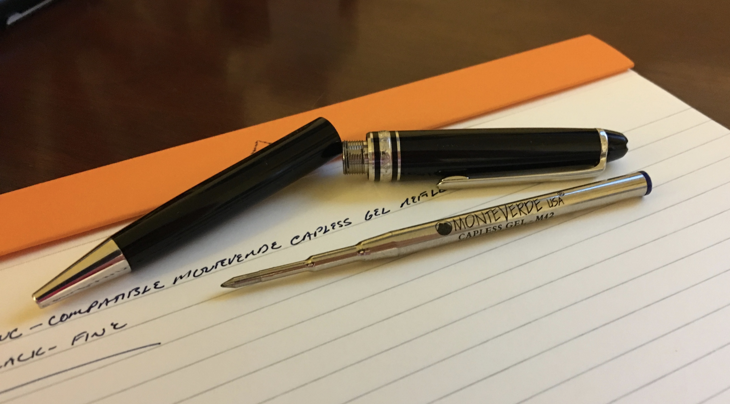 Productiviteit Verschillende goederen Krachtcel Hacking Ballpoint Pens: The Monteverde Capless Gel Refill Review — The  Gentleman Stationer
