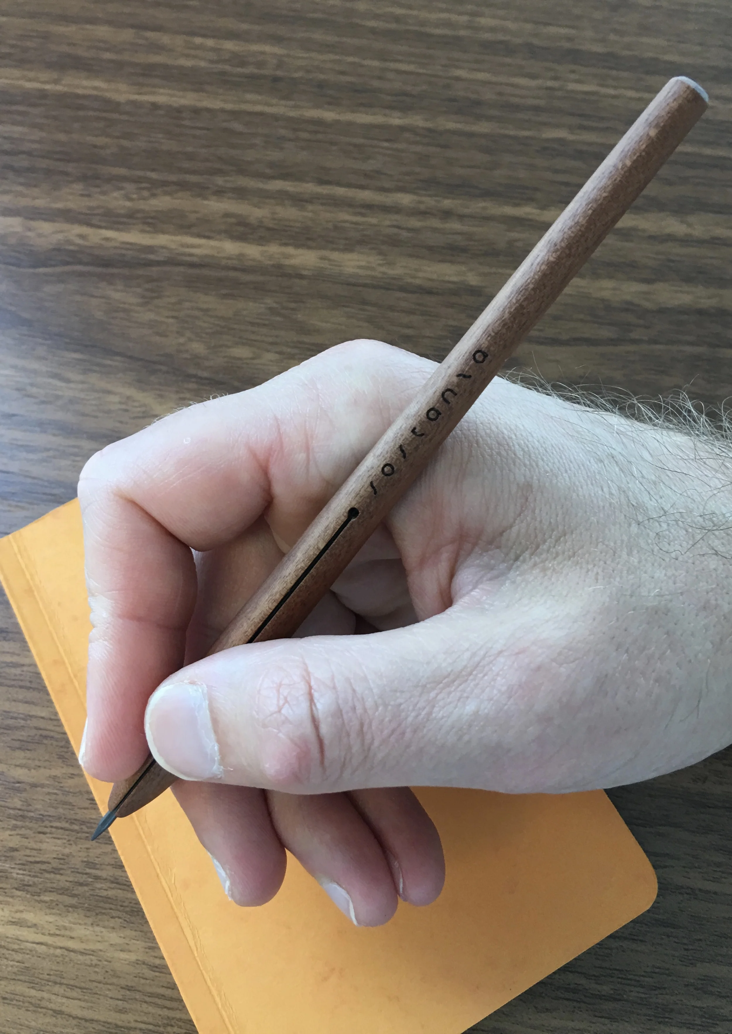 I found the Sostanza very comfortable to hold, with the silver ring causing me no issues.&nbsp;