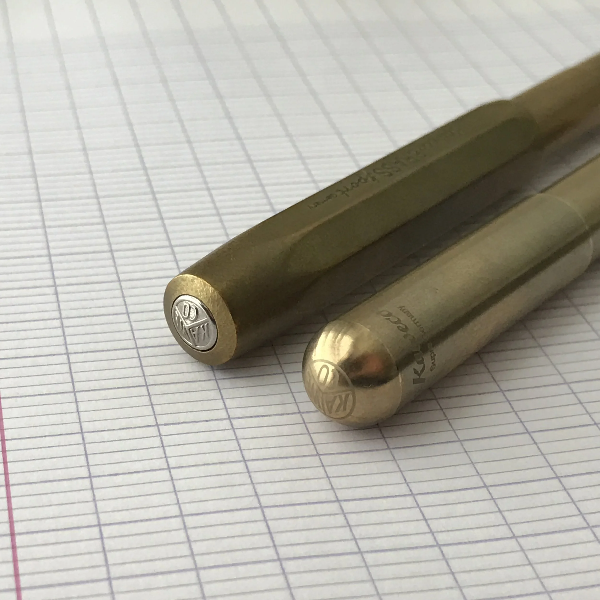 Top Brass the Kaweco Brass Sport and the Kaweco Supra The