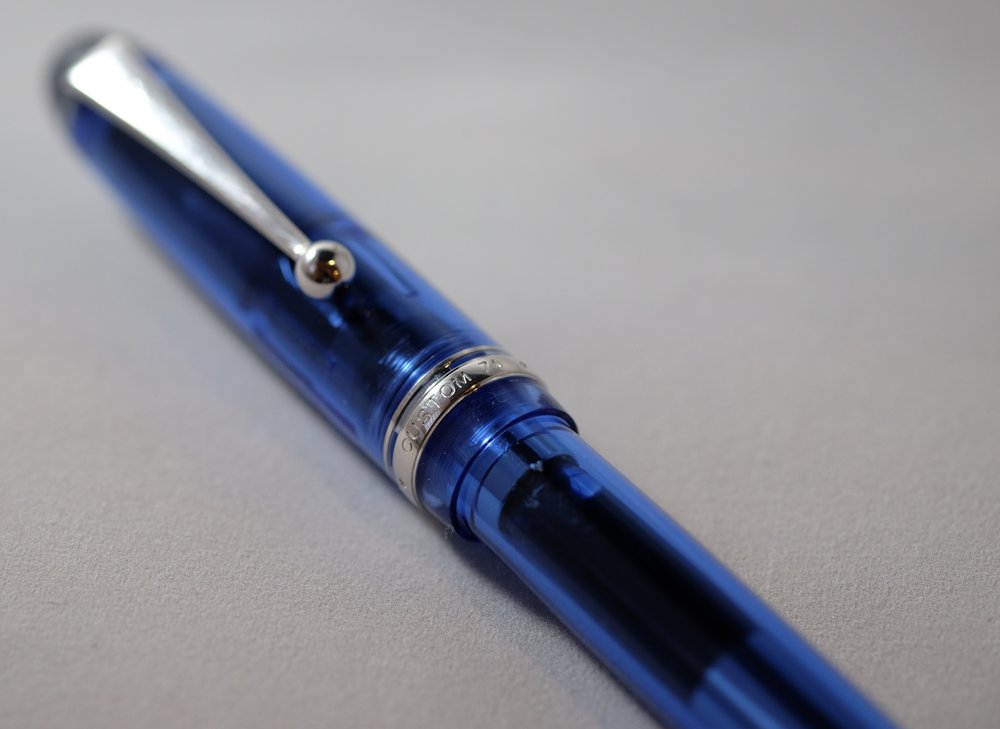 Pilot Custom 74 Deep Blue 14K nib Fountain Pen 
