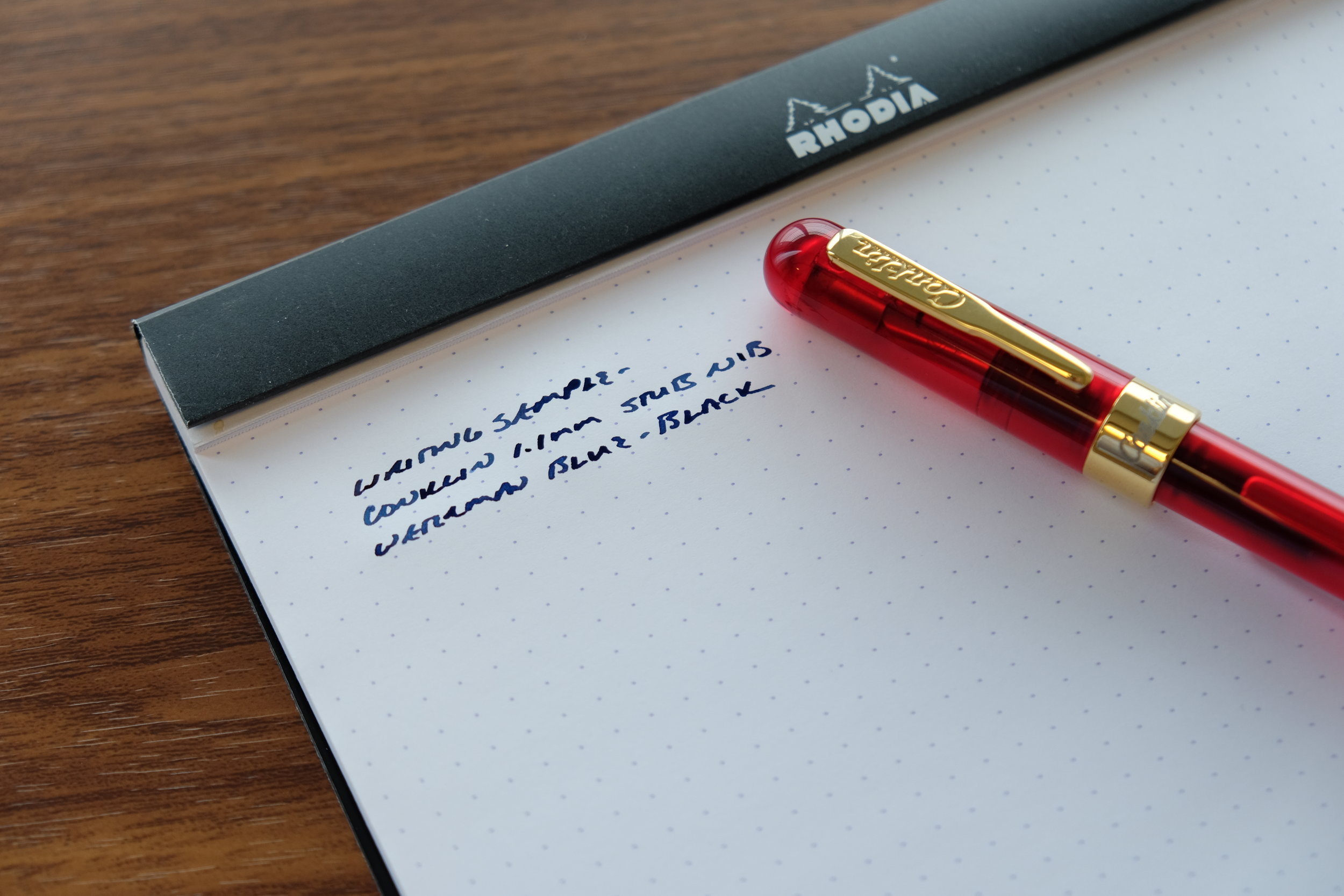 rhodia with conklin mark twain fountain pen - Pen Chalet