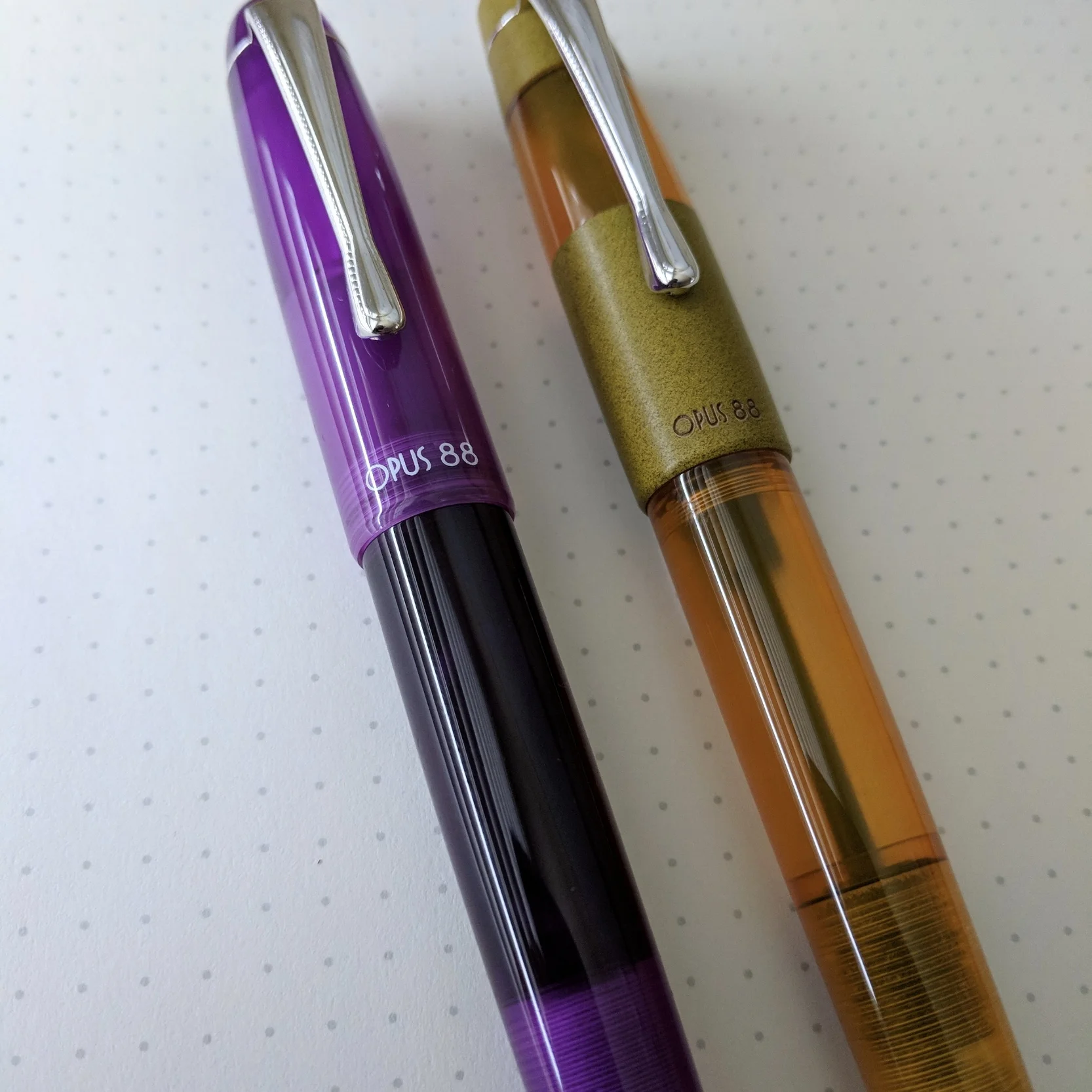 Pen Review Opus 88 Picnic and Fantasia Fountain Pens — The Gentleman