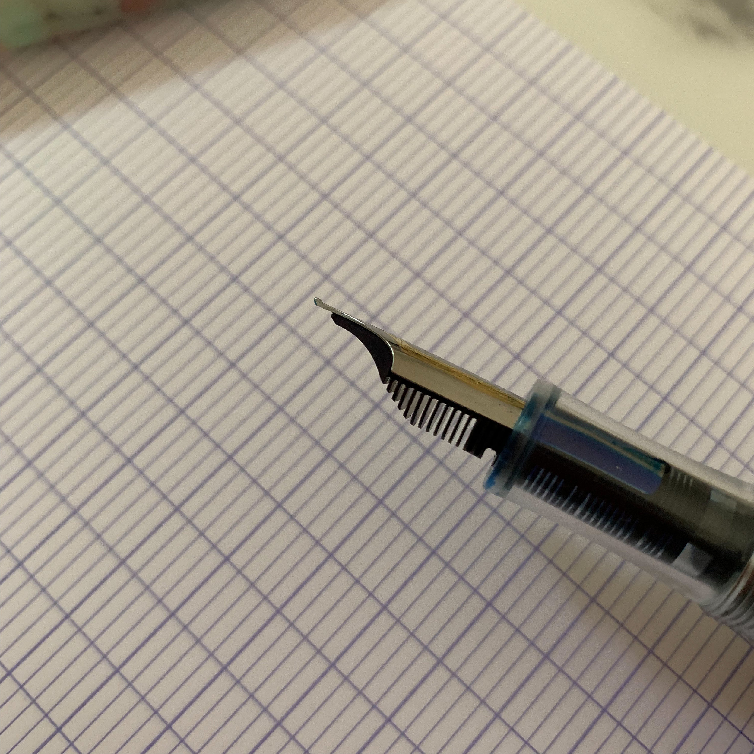 Penbbs 456 Acrylic Negative Pressure Fountain Pen Fine Nib Writing