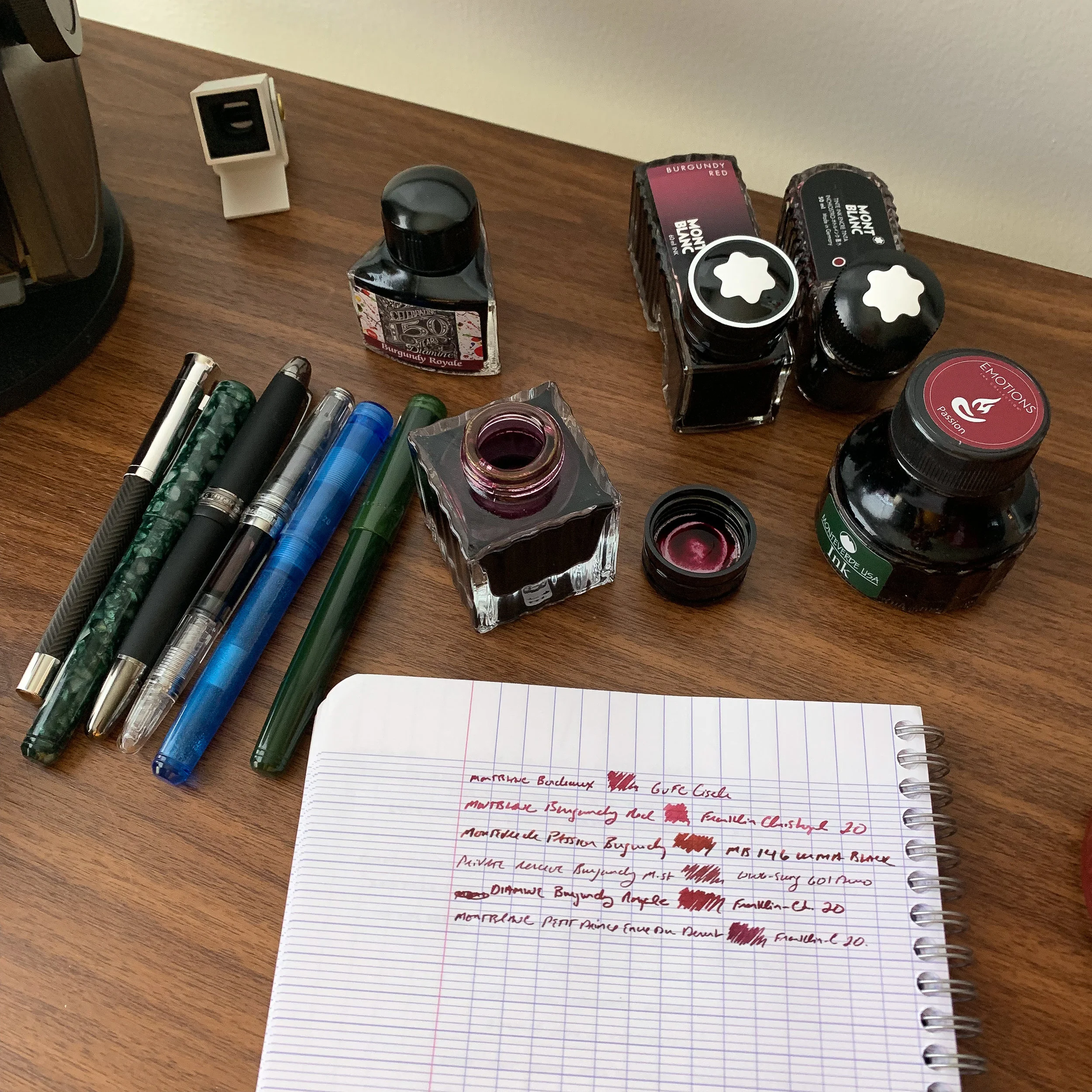 Montblanc on sale burgundy red