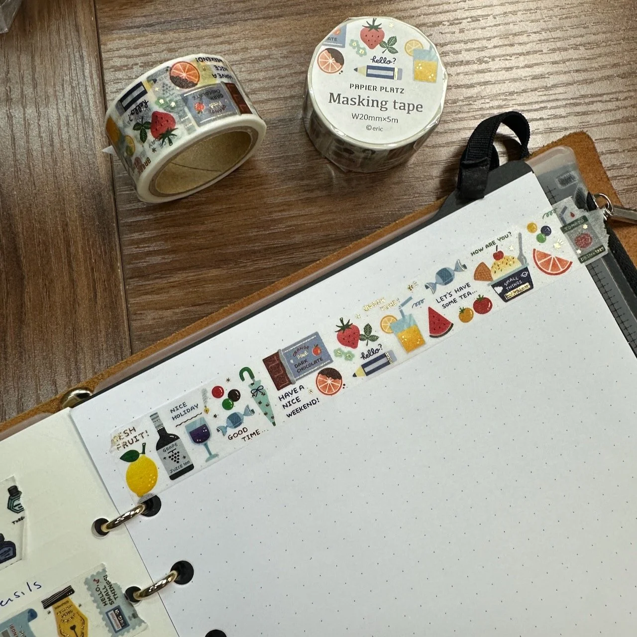Papier Platz x Eric Washi Tapes Fruits and Sweets
