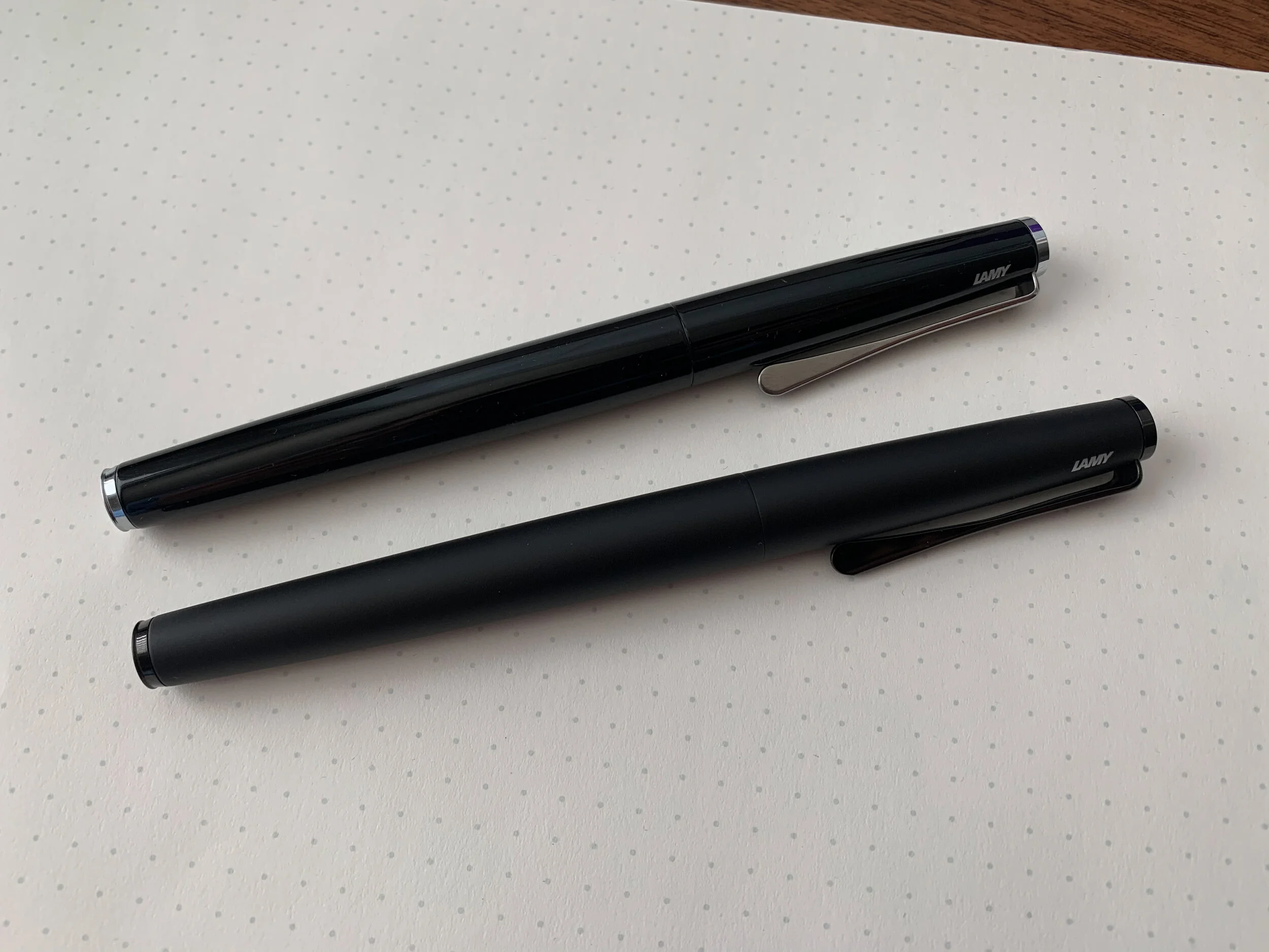 Postbode satire Achtervolging Workhorse Pens: The Lamy Studio LX All Black — The Gentleman Stationer