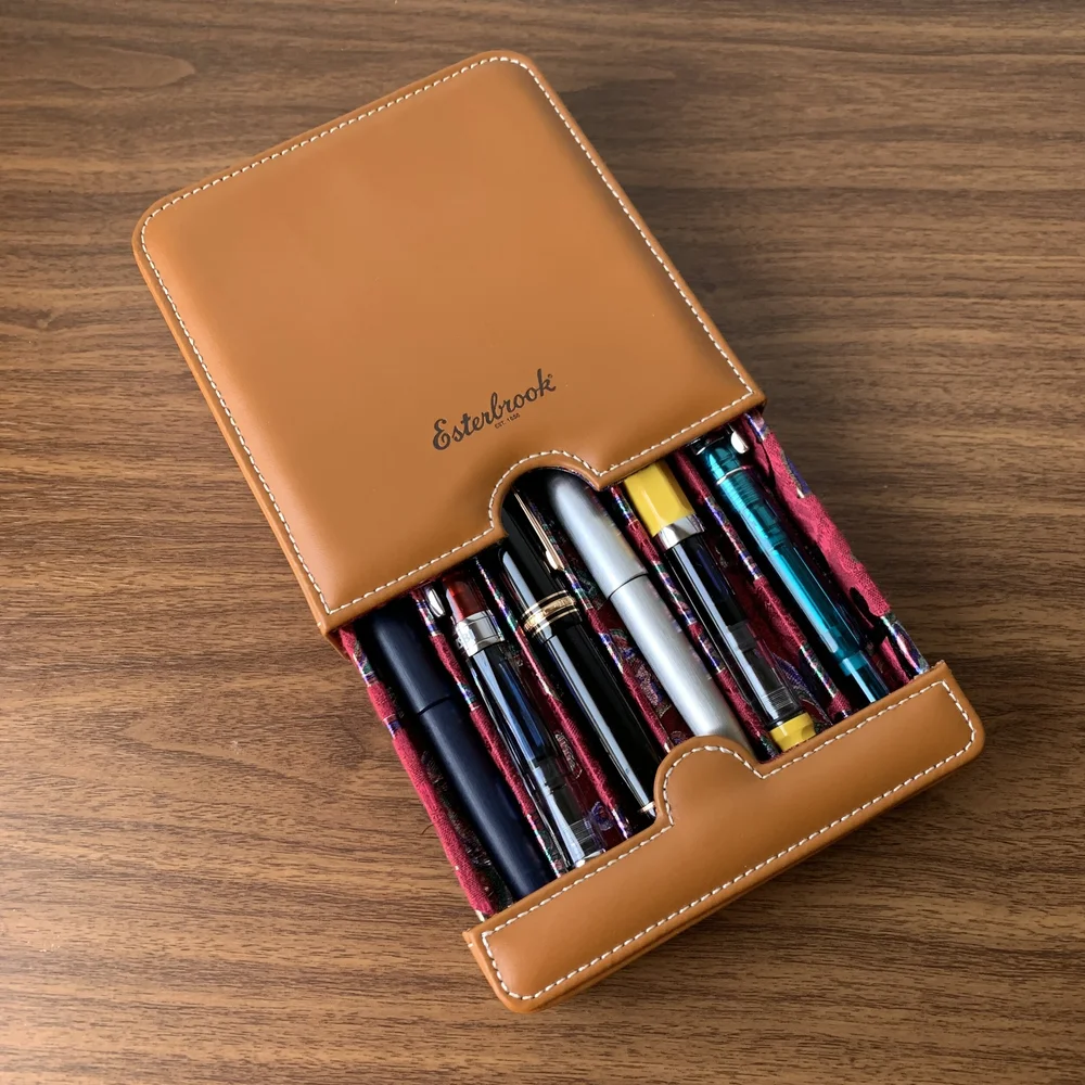 Home Fountain Pens 30 Fountain Pen Case Roller Pen Case Pu Leather Pen