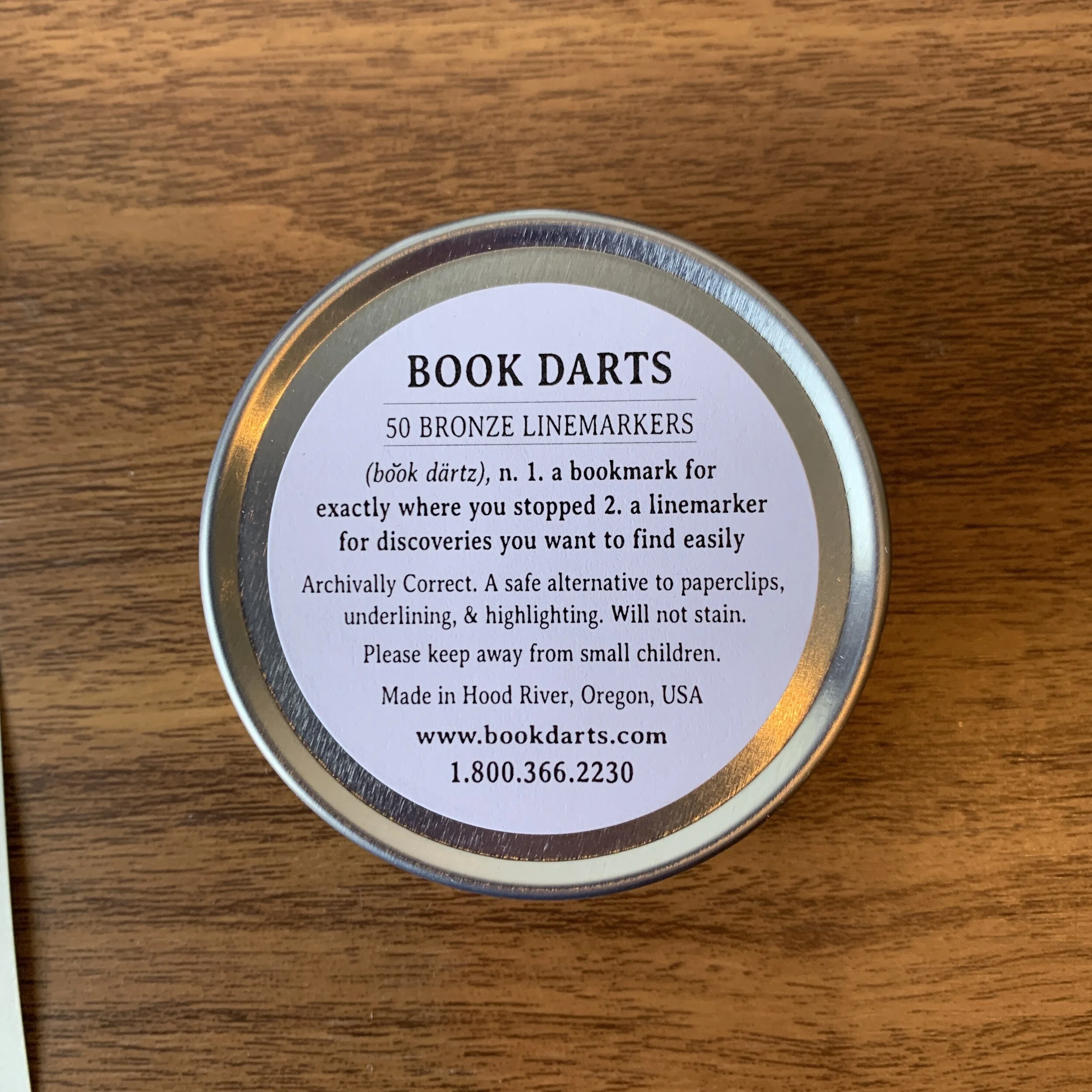 Book Darts Bronze