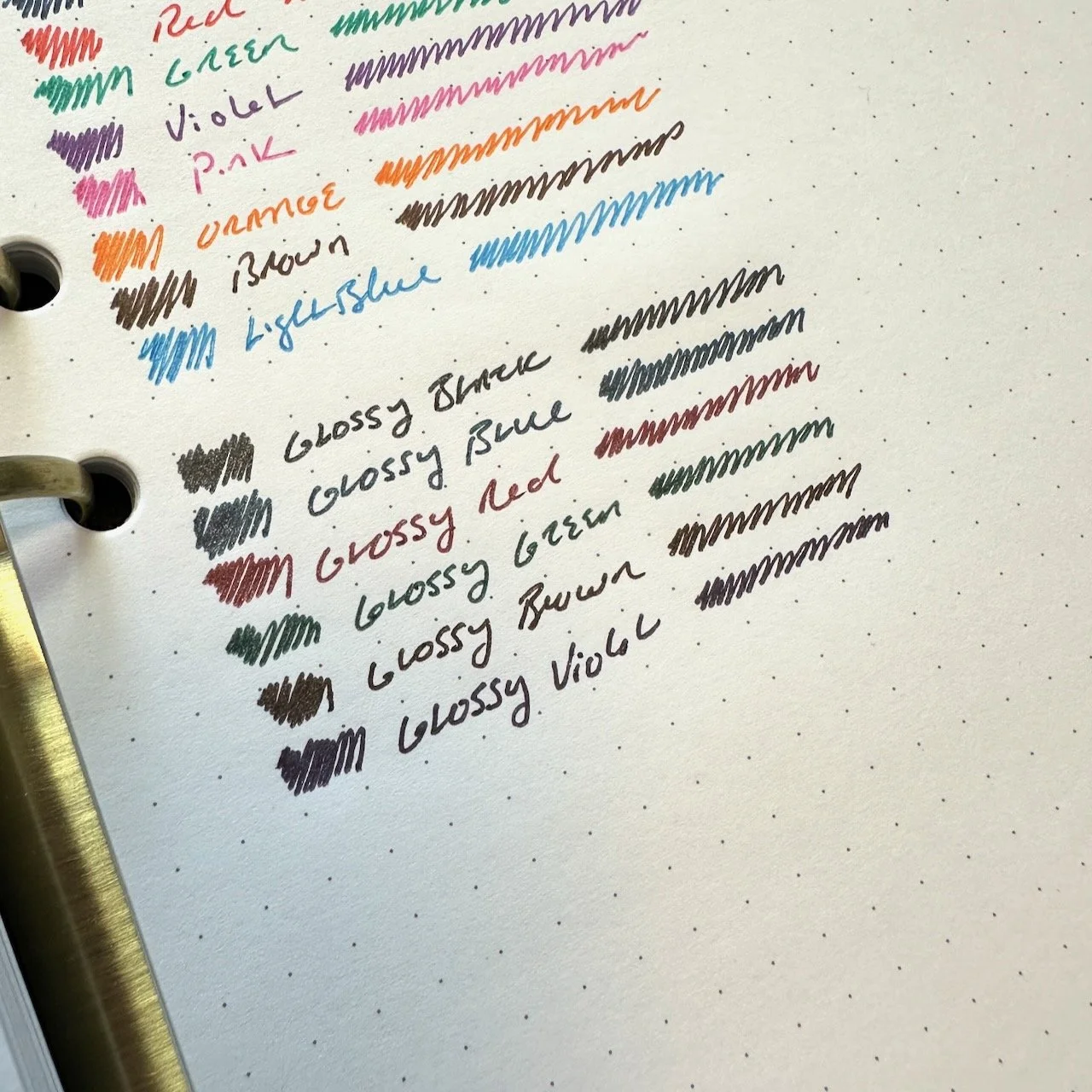 Pilot Juice Up Gel Pens Glossy Series Writing Sample