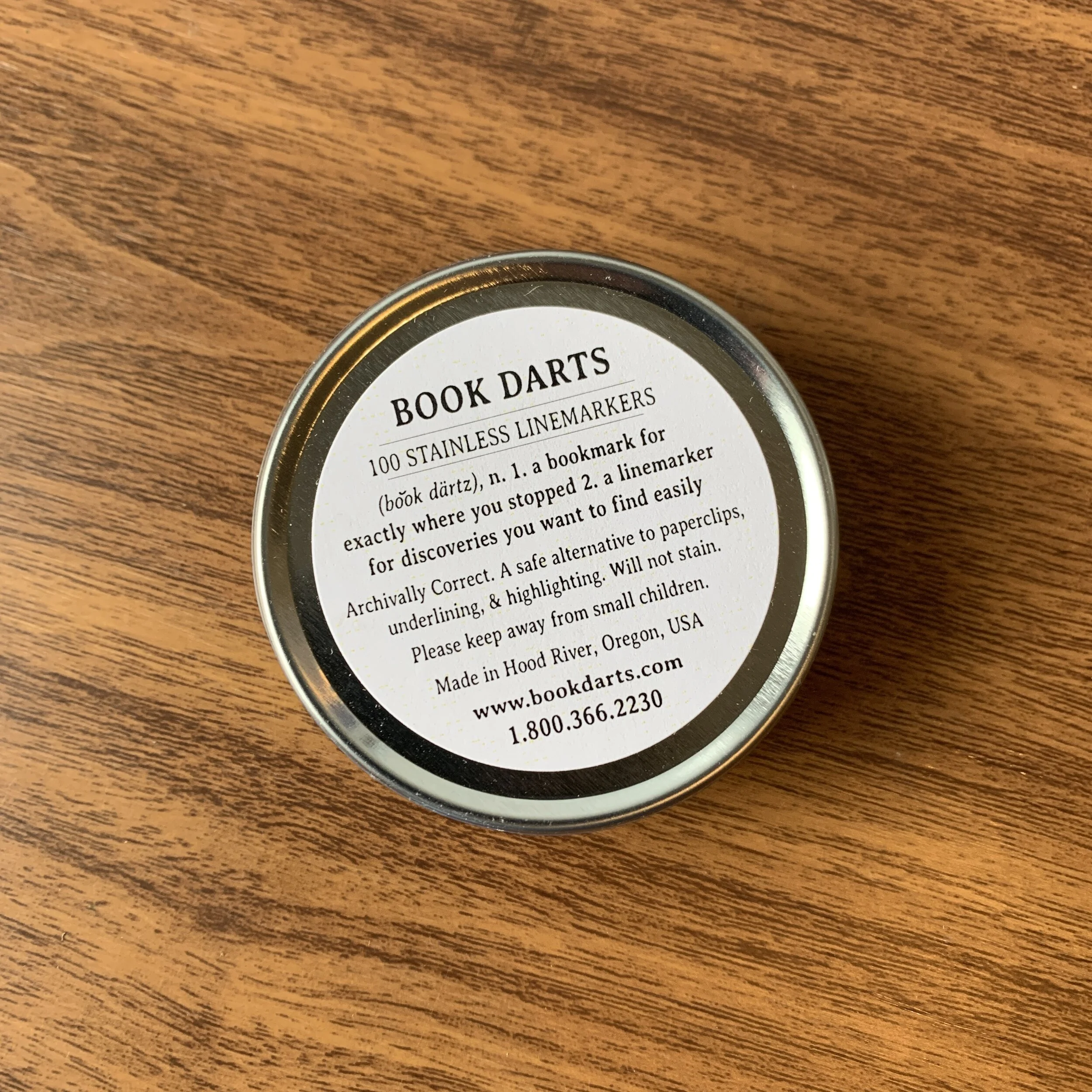 Book Darts 100 Stainless