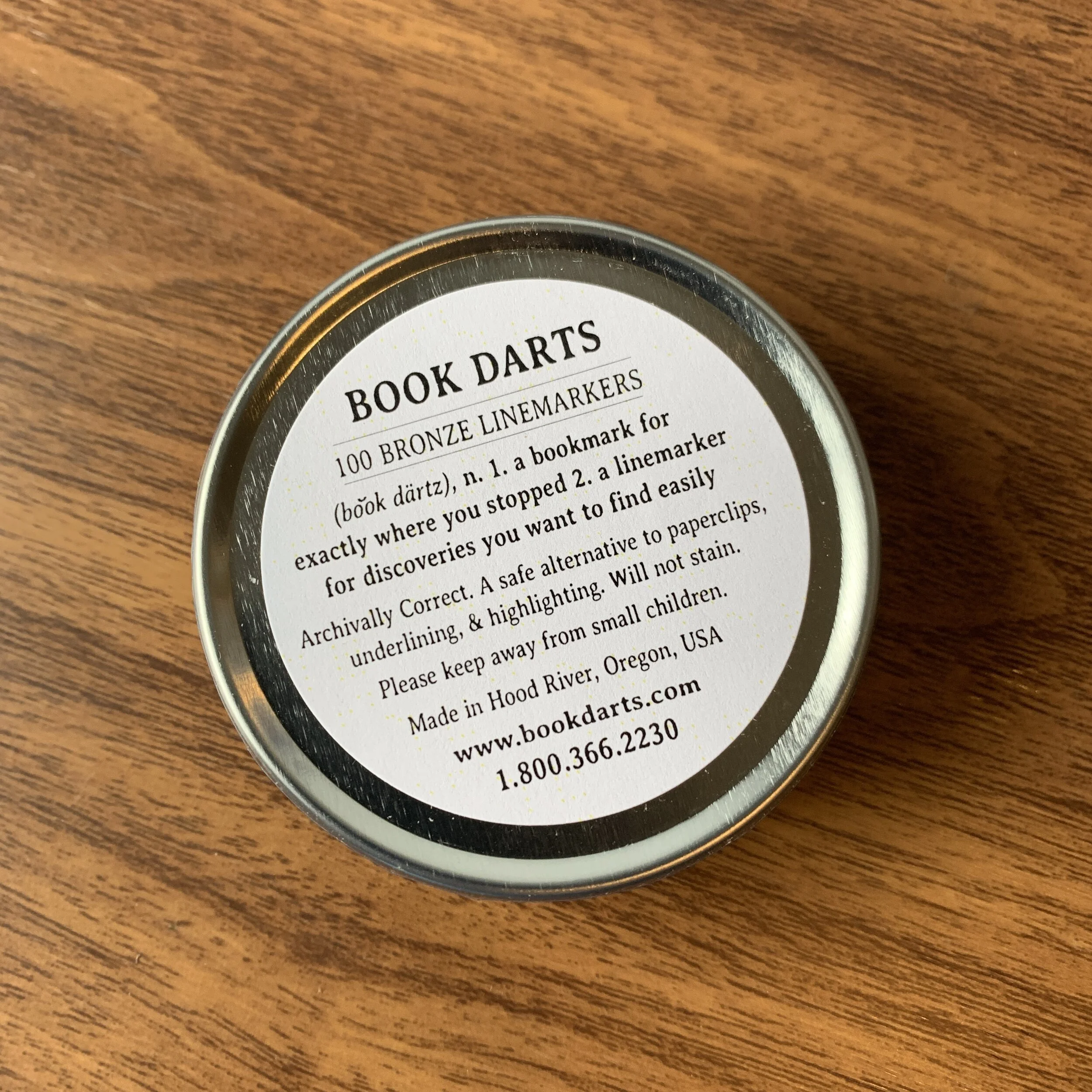 Book Darts 100 Bronze