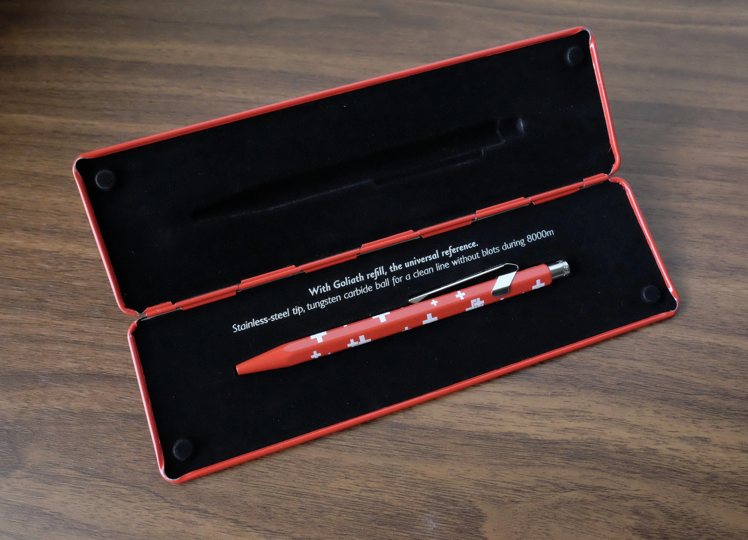Caran d'Ache 849 Totally Swiss Open Box