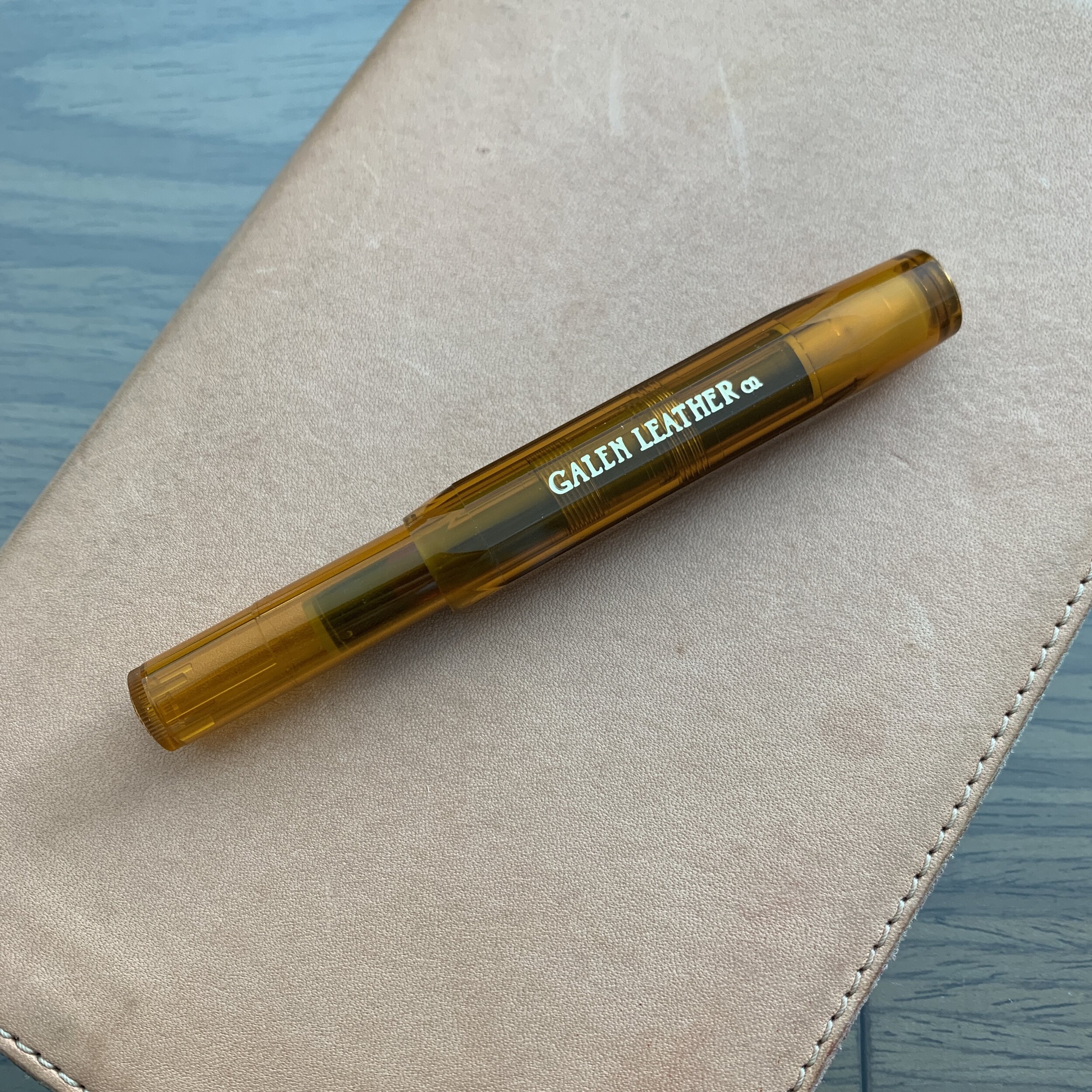 Kaweco Sport Fountain Pen Cognac - Galen Leather Edition