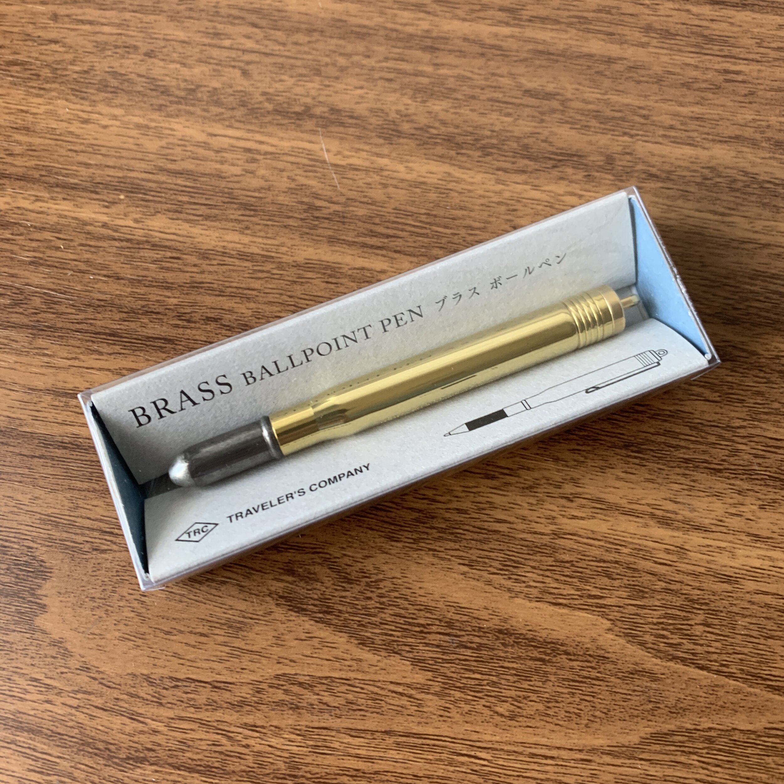 TRC Brass Ballpoint Pen in Box