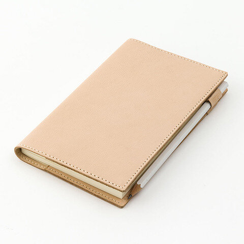 Midori Leather B6 Slim with Pencil