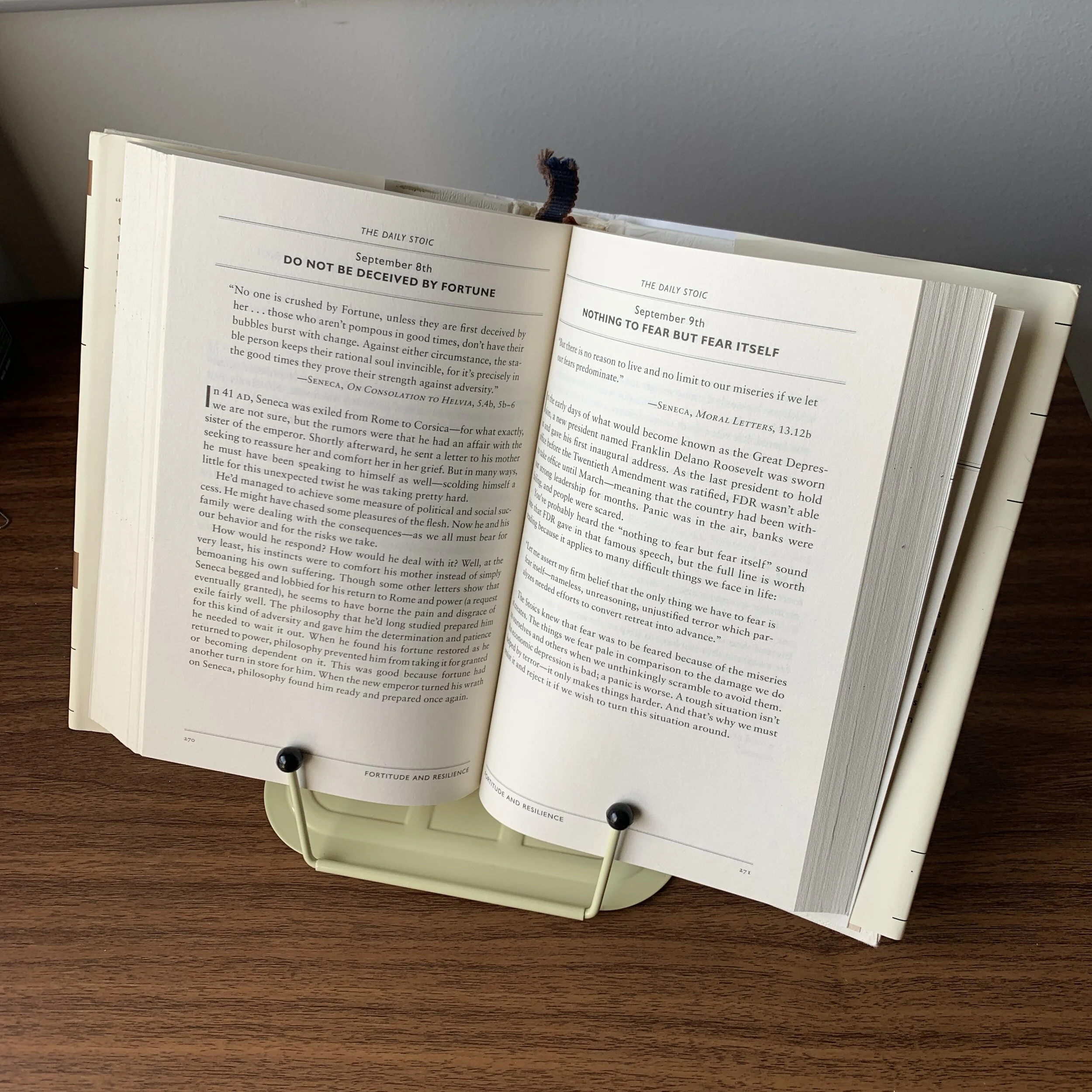 Hightide Co. Metal Book Stand — The Gentleman Stationer