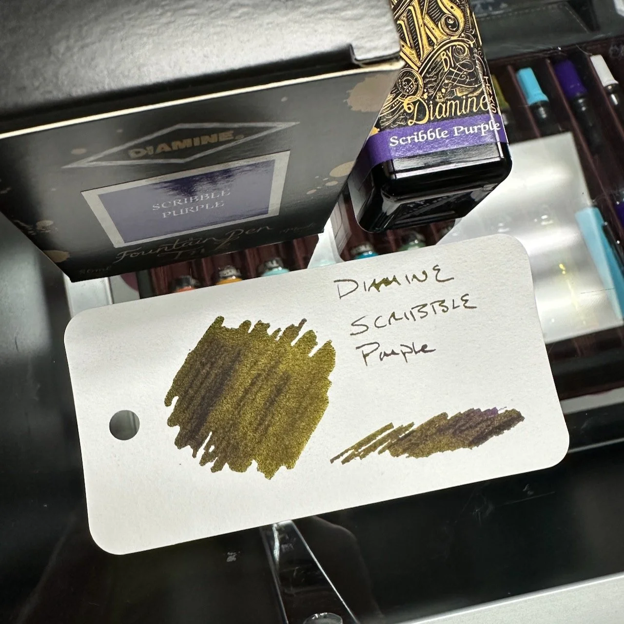 Diamine Scribble Purple Swatch