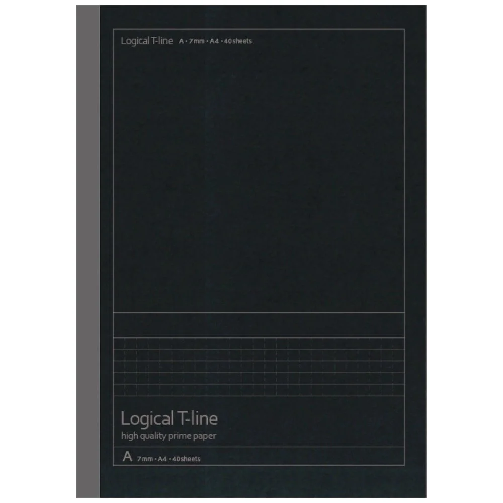 Logical T-Line Black Cover A4