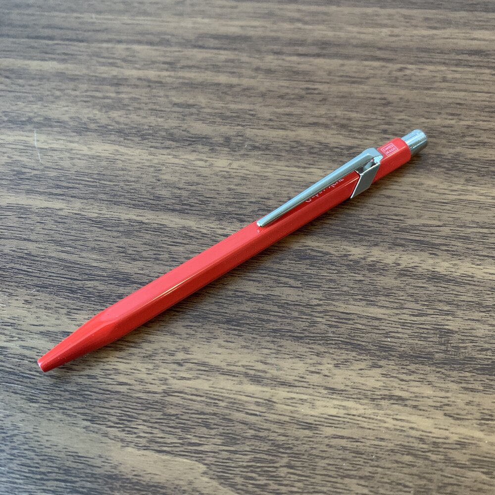 Caran d'Ache Goliath ball pen refill, Thickness M (Medium), Red
