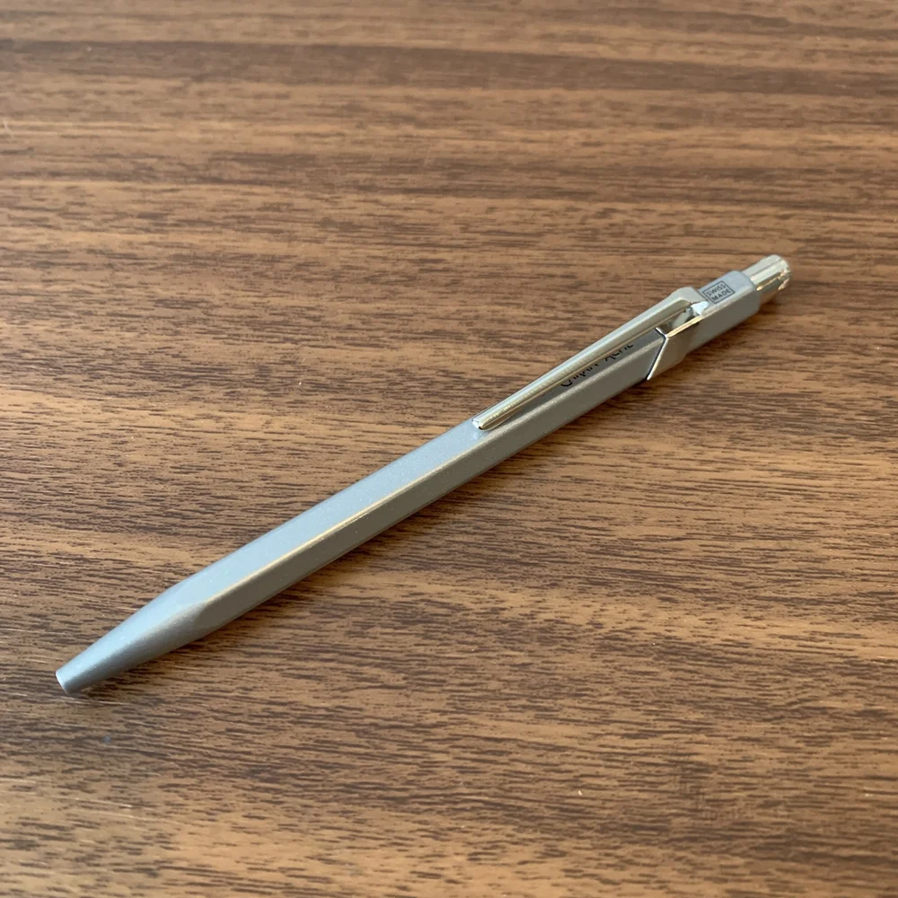 Caran d'Ache Ecridor Venetian Palladium balpen /gratis leren etui (twv