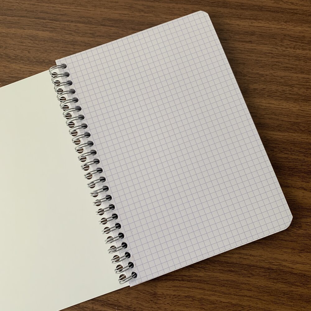 Clairefontaine Side Wirebound A5 Notebook (Graph-Ruled) — The Gentleman  Stationer